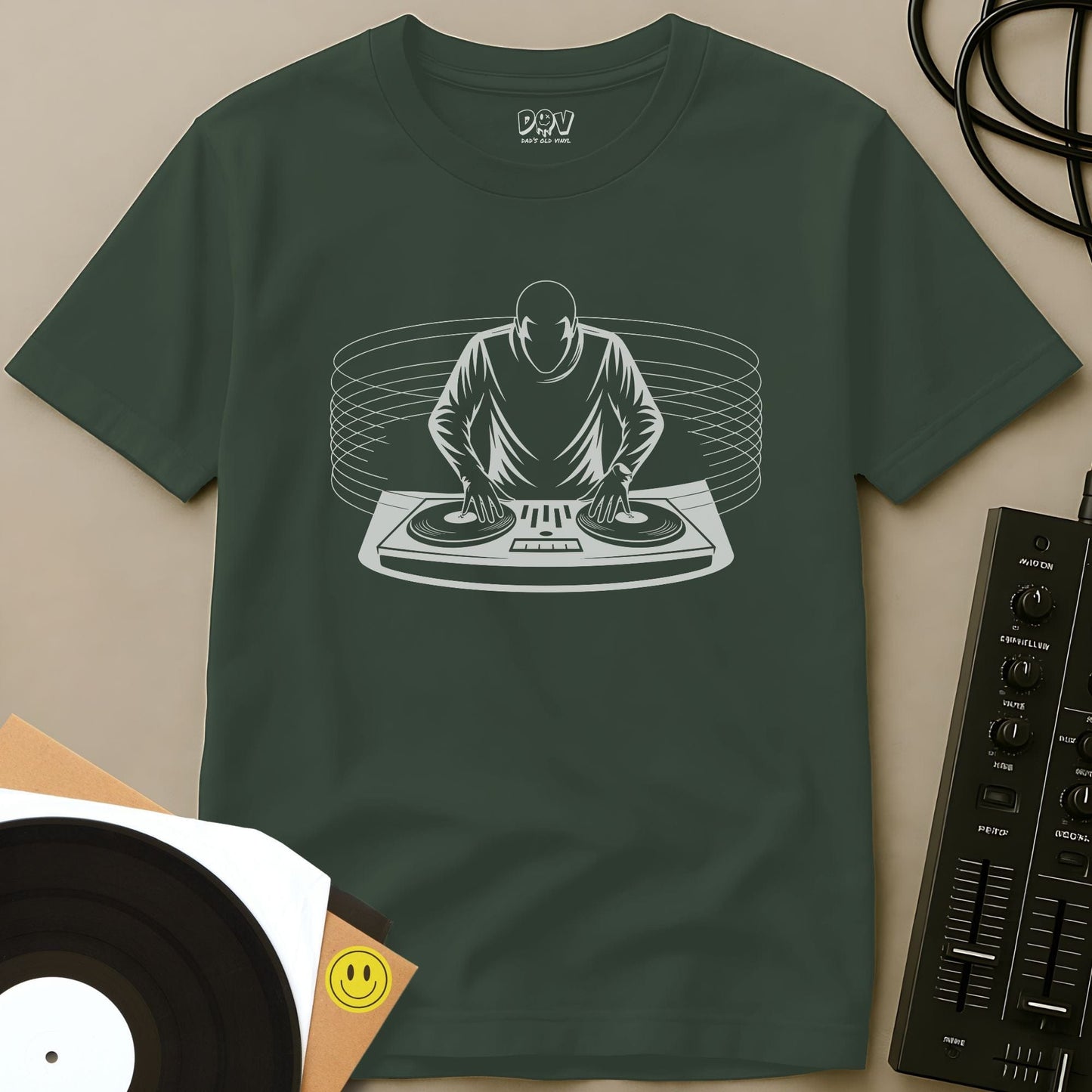 Loop Mode T-Shirt Military Green / S Loop Mode T-Shirt
