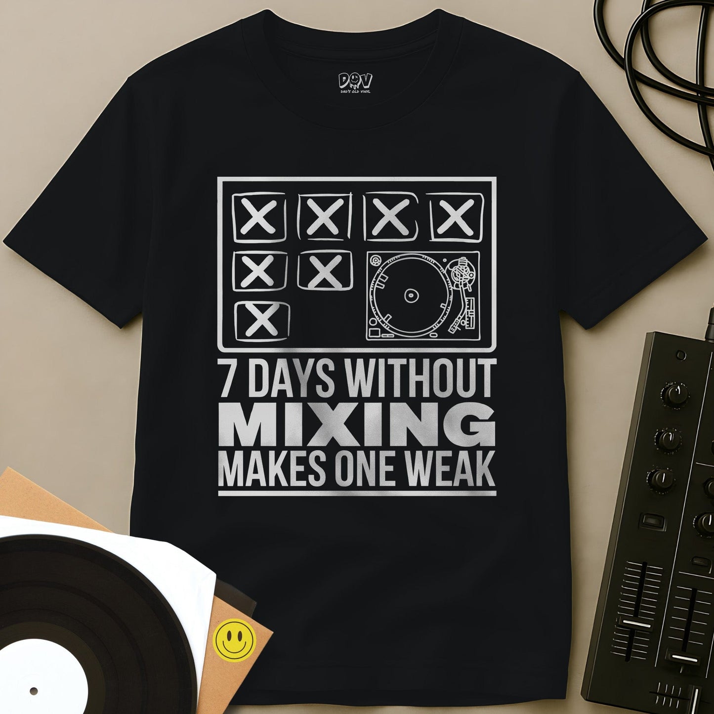 Makes One Weak T-Shirt Black / S Makes One Weak T-Shirt