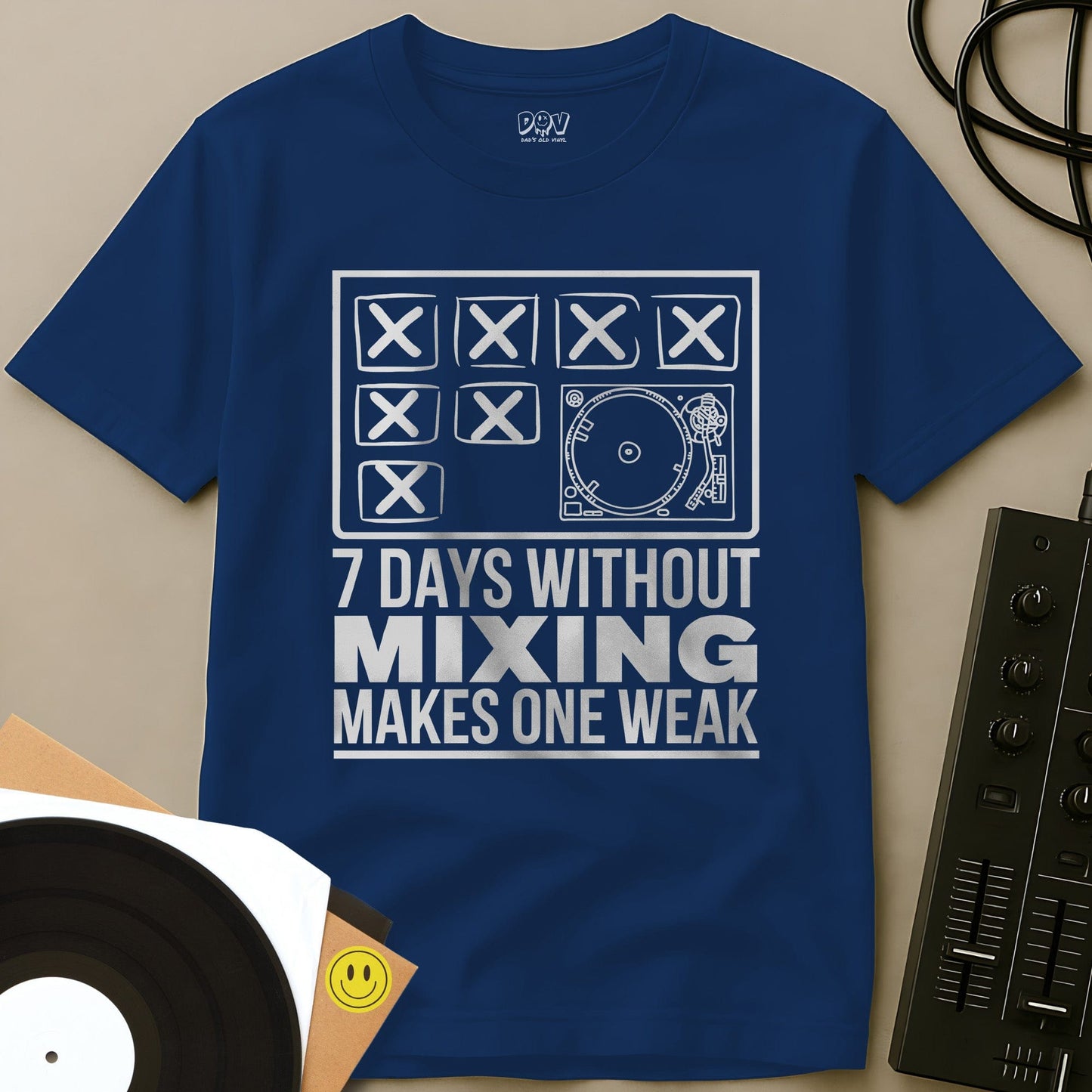 Makes One Weak T-Shirt Royal / S Makes One Weak T-Shirt