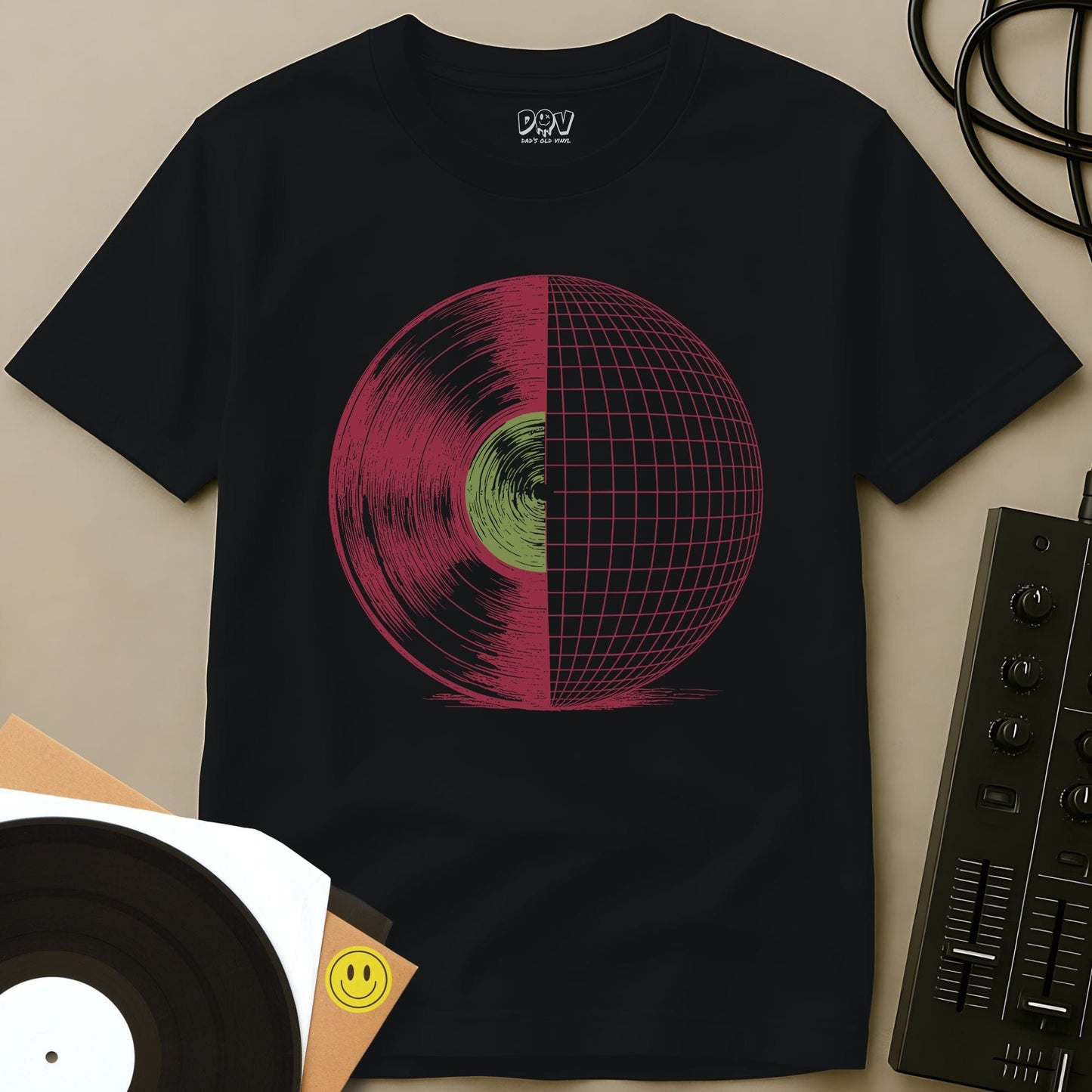 Mirror Groove T-Shirt Black / S Mirror Groove T-Shirt