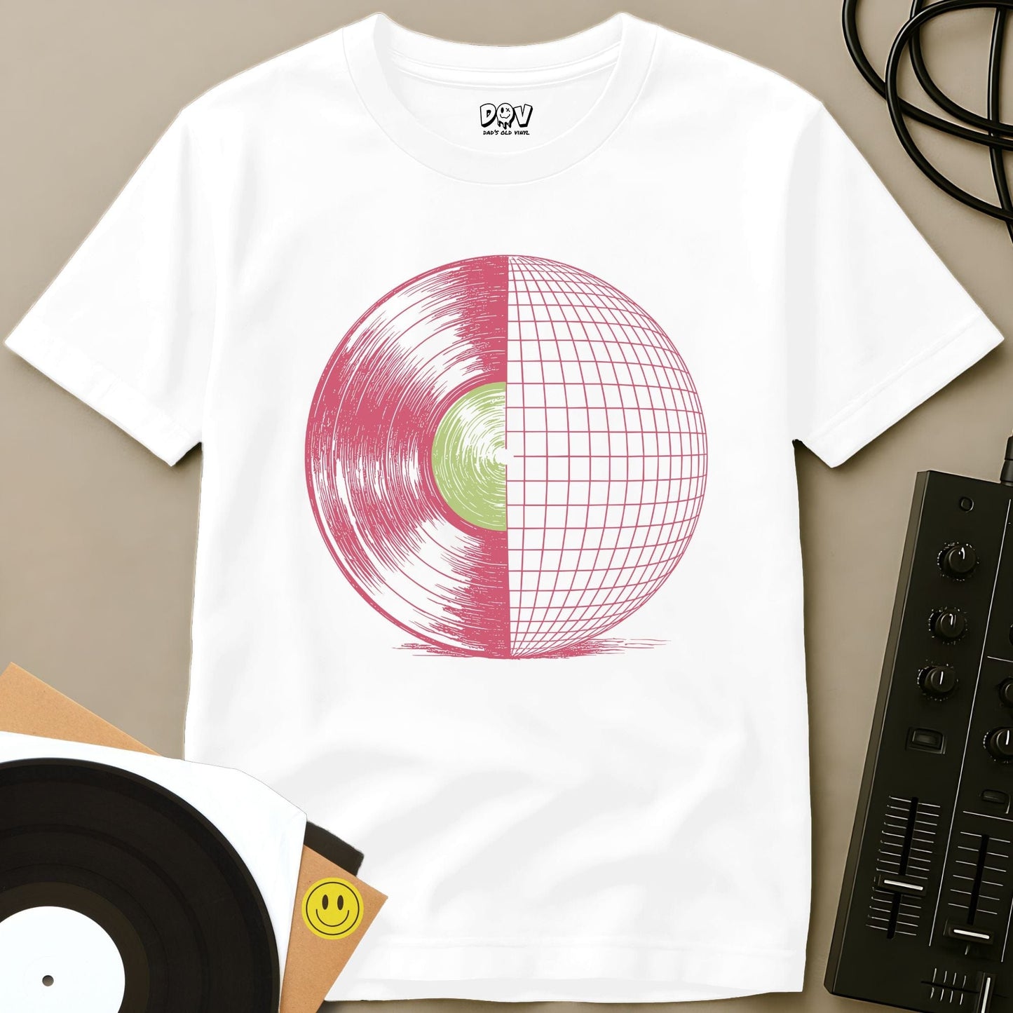Mirror Groove T-Shirt White / S Mirror Groove T-Shirt