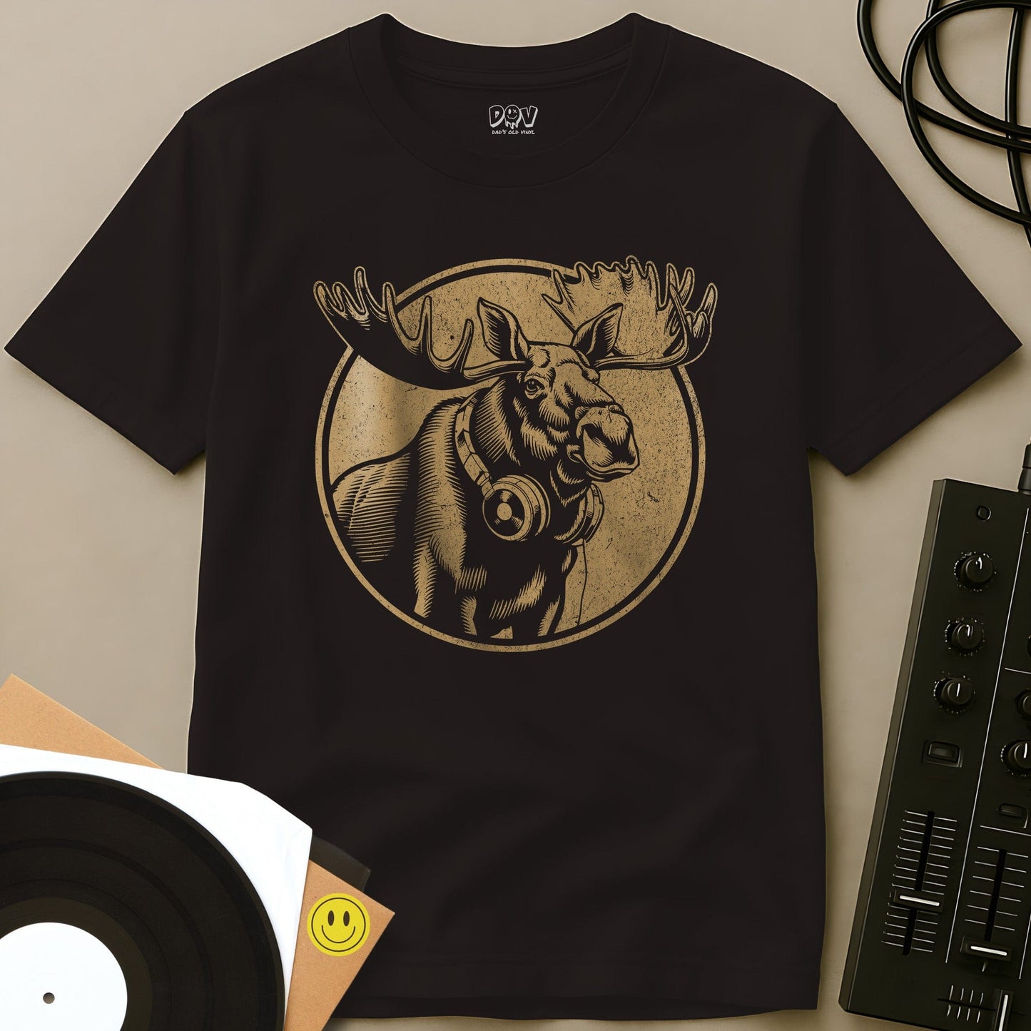 Mixing Moose T-Shirt Dark Chocolate / S Mixing Moose T-Shirt
