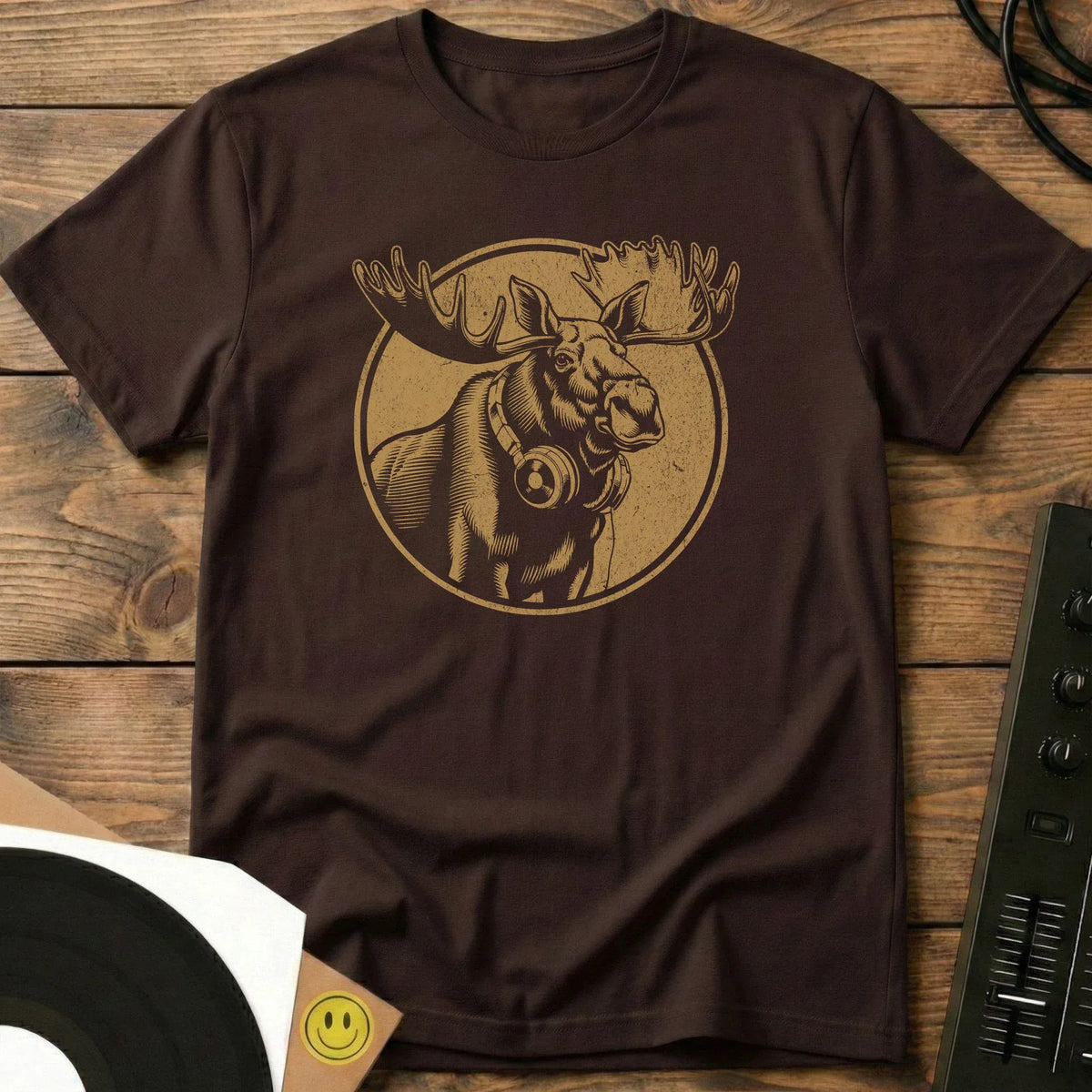 Mixing Moose T-Shirt Dark Chocolate / S Mixing Moose T-Shirt