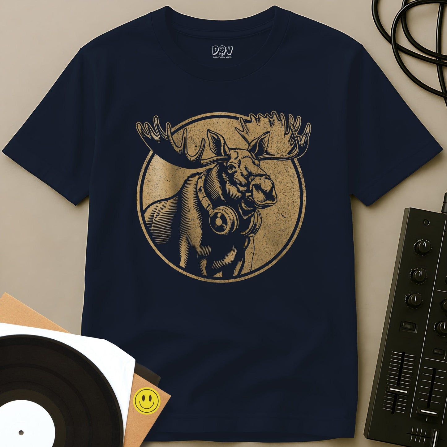 Mixing Moose T-Shirt Navy / S Mixing Moose T-Shirt