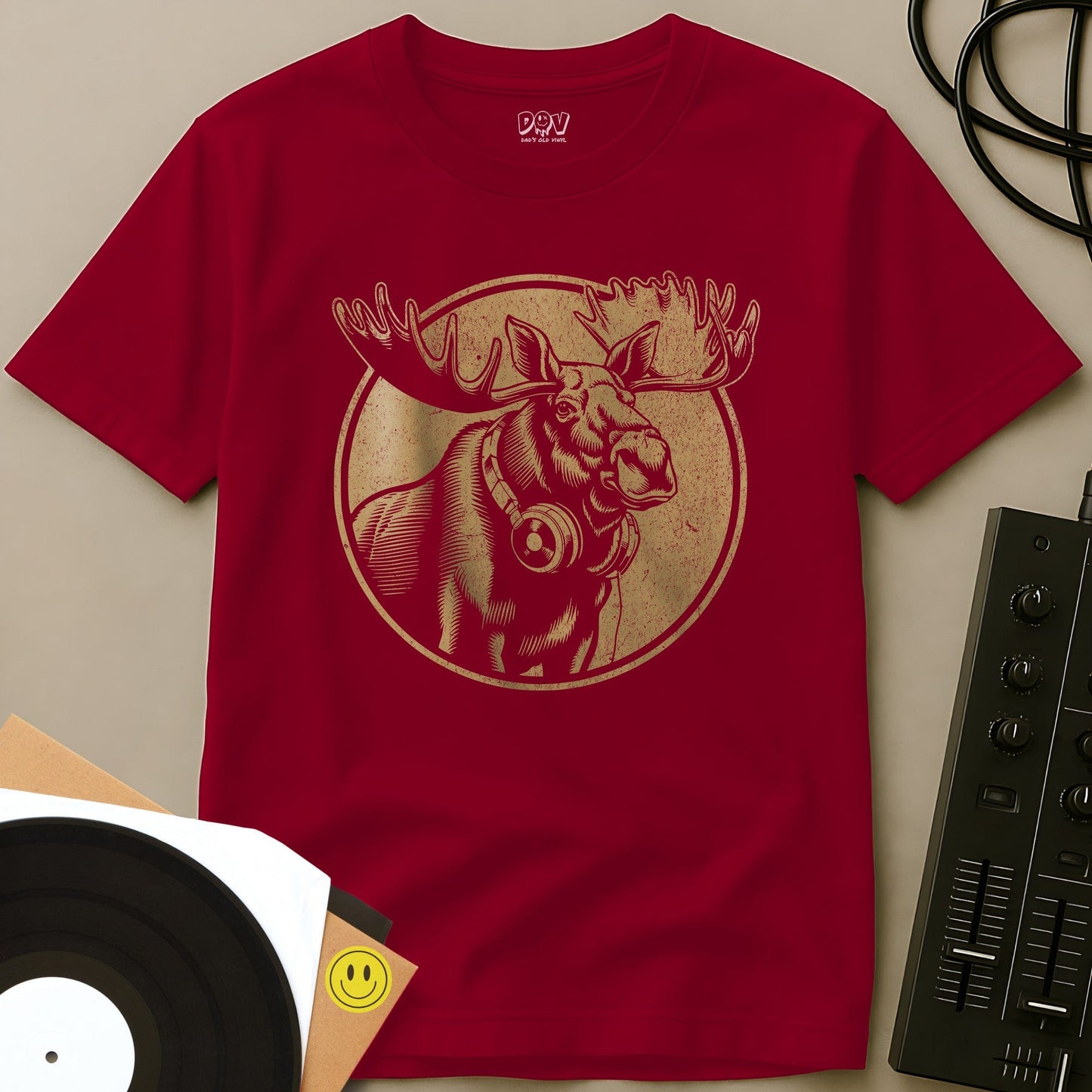 Mixing Moose T-Shirt Red / S Mixing Moose T-Shirt