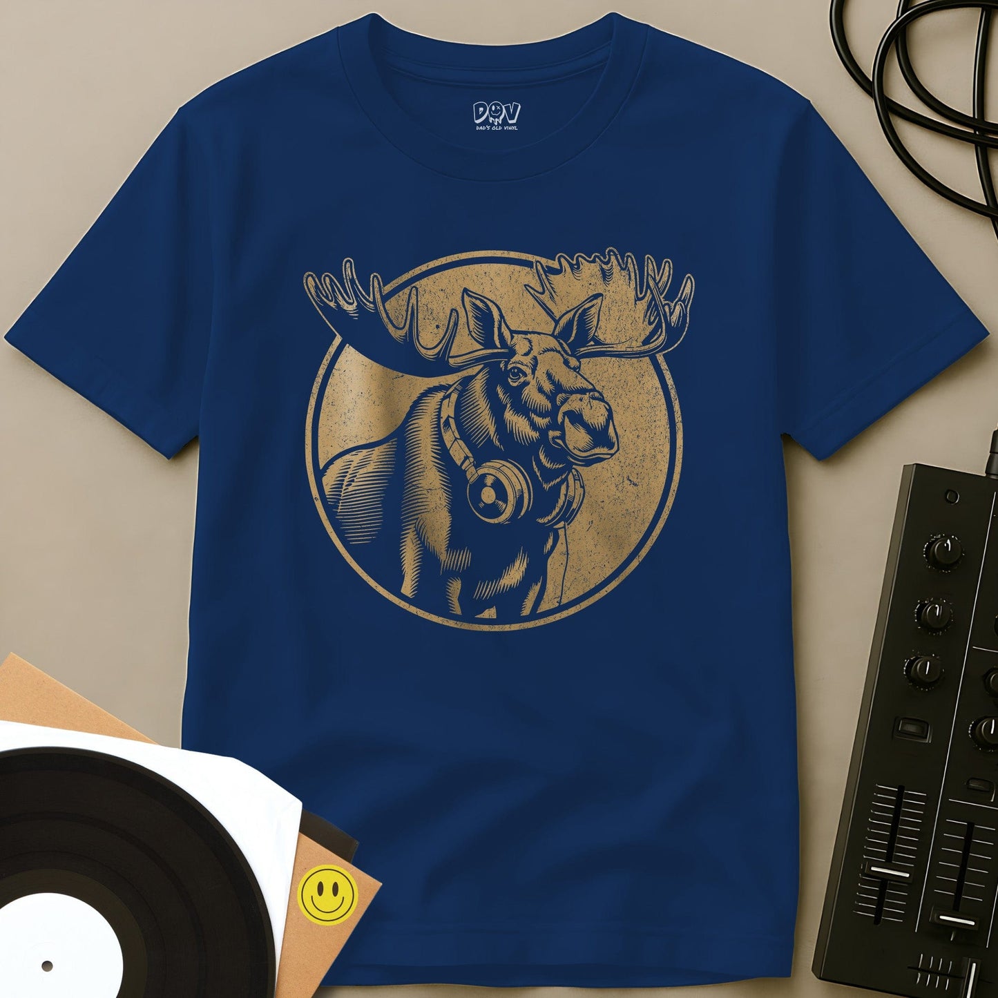 Mixing Moose T-Shirt Royal / S Mixing Moose T-Shirt