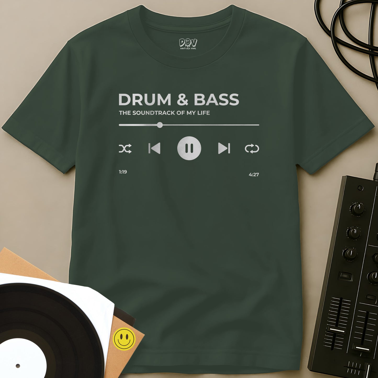 Drum & Bass - Soundtrack of My Life T-Shirt