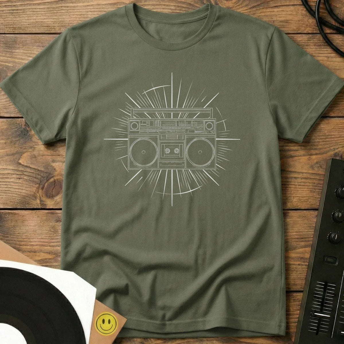 Mono Boombox T-Shirt Military Green / S Mono Boombox T-Shirt