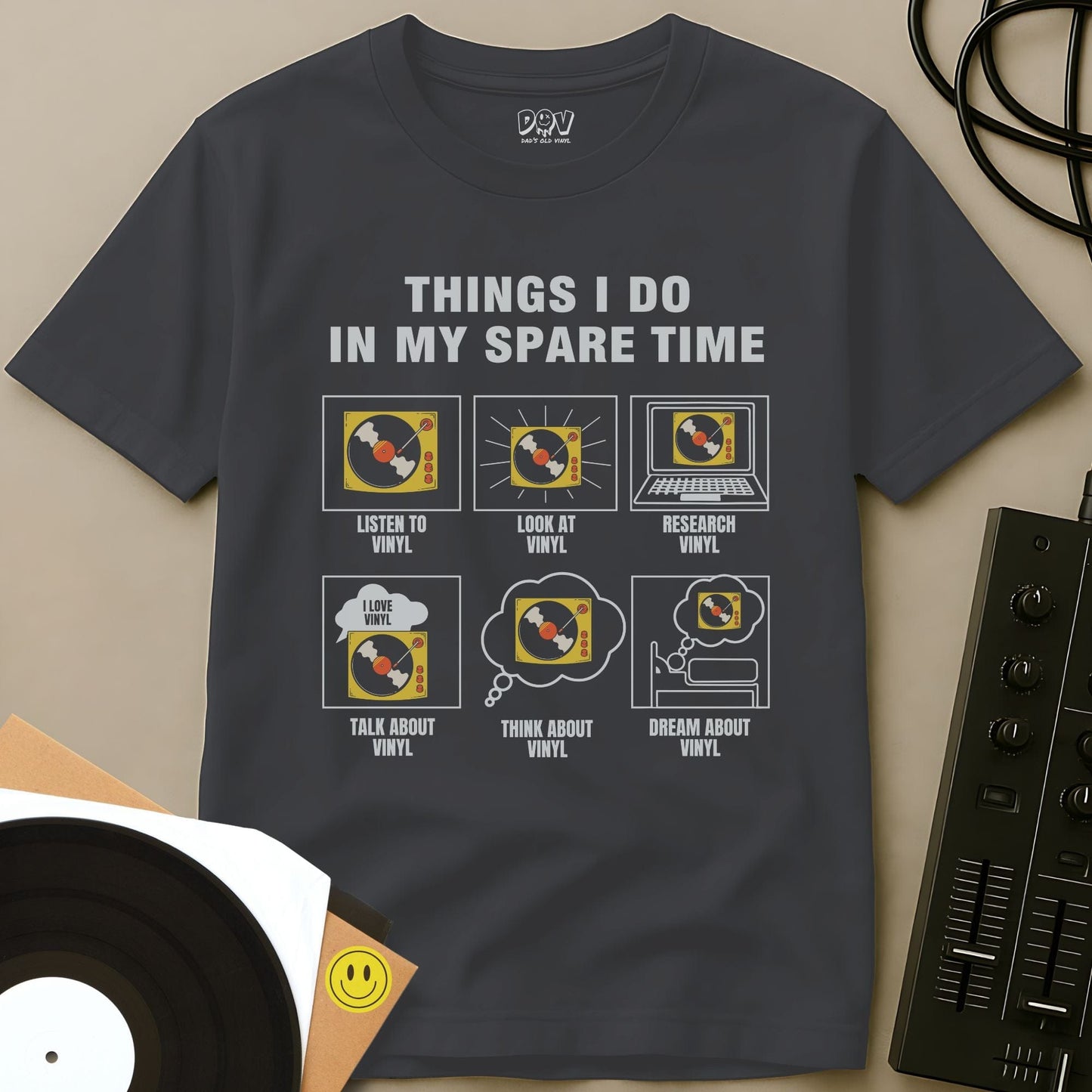 My Spare Time T-Shirt Charcoal / S My Spare Time T-Shirt