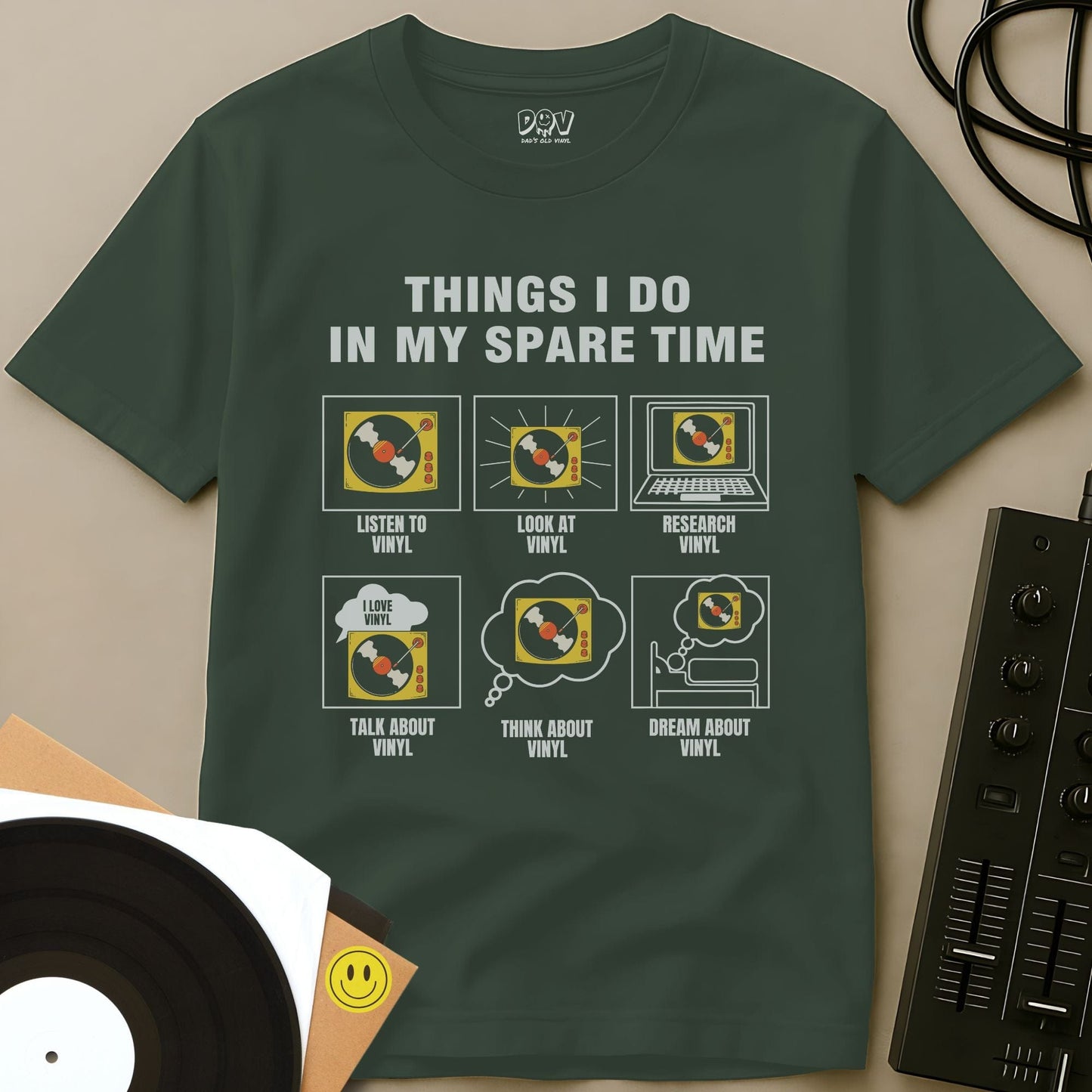 My Spare Time T-Shirt Military Green / S My Spare Time T-Shirt