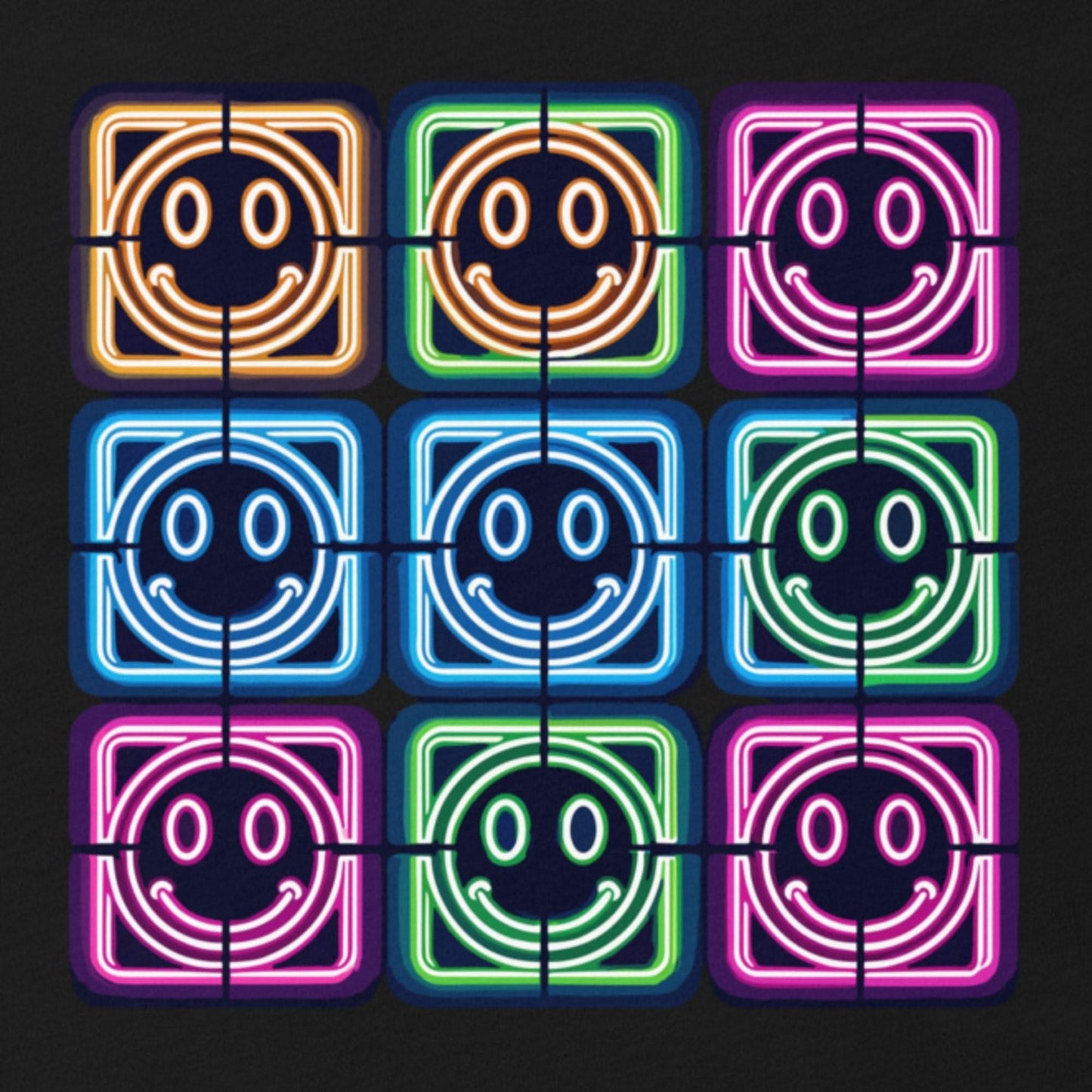 Neon Acid Grid T-Shirt Neon Acid Grid T-Shirt