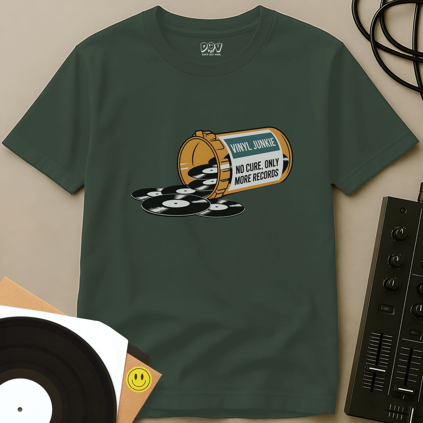 No Cure T-Shirt Military Green / S No Cure T-Shirt