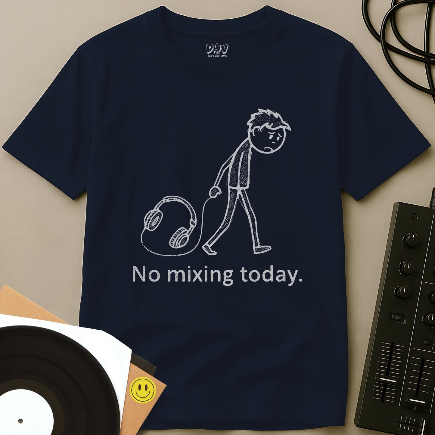 No Mixing Today T-Shirt Navy / S No Mixing Today T-Shirt