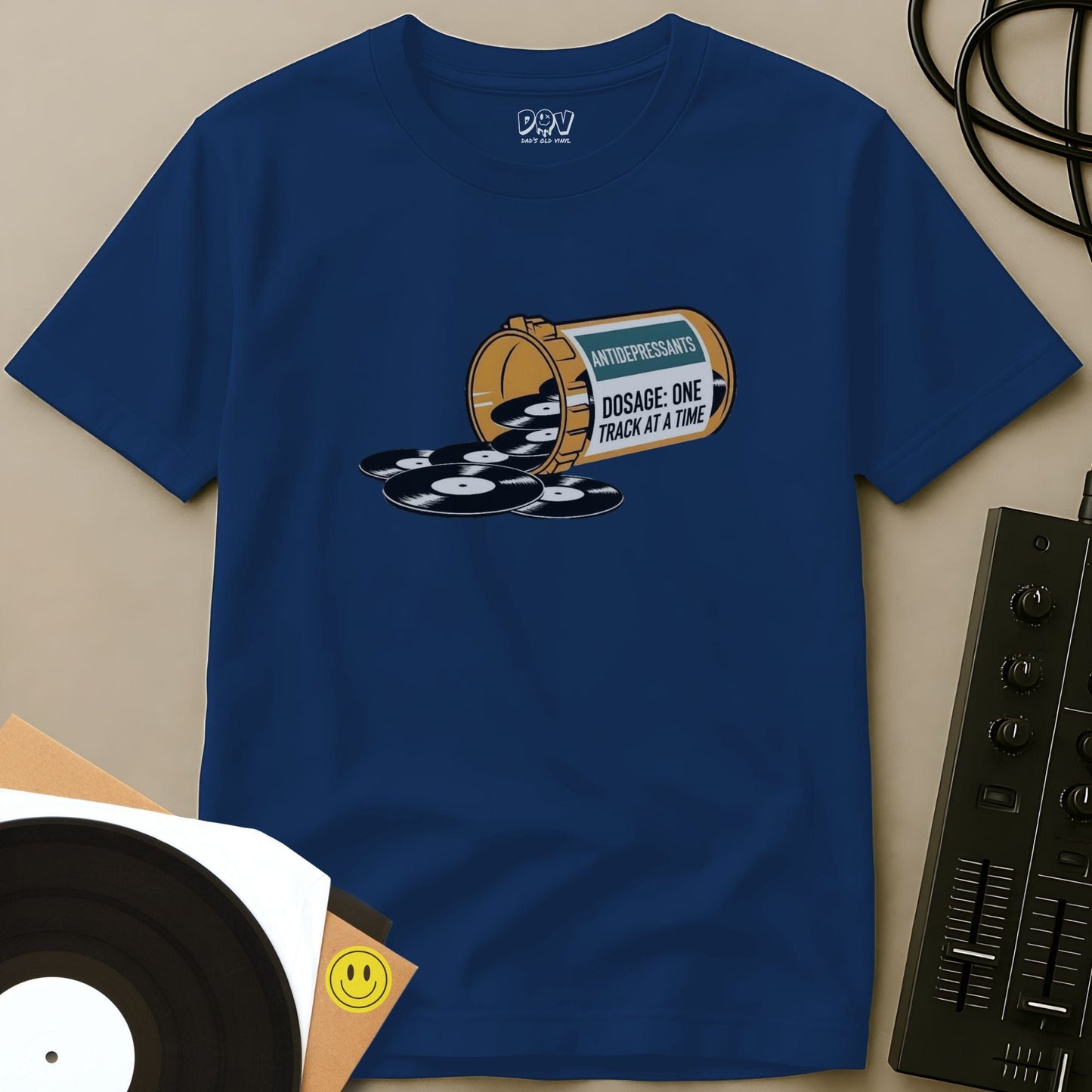 One Track at a Time T-Shirt Royal / S One Track at a Time T-Shirt