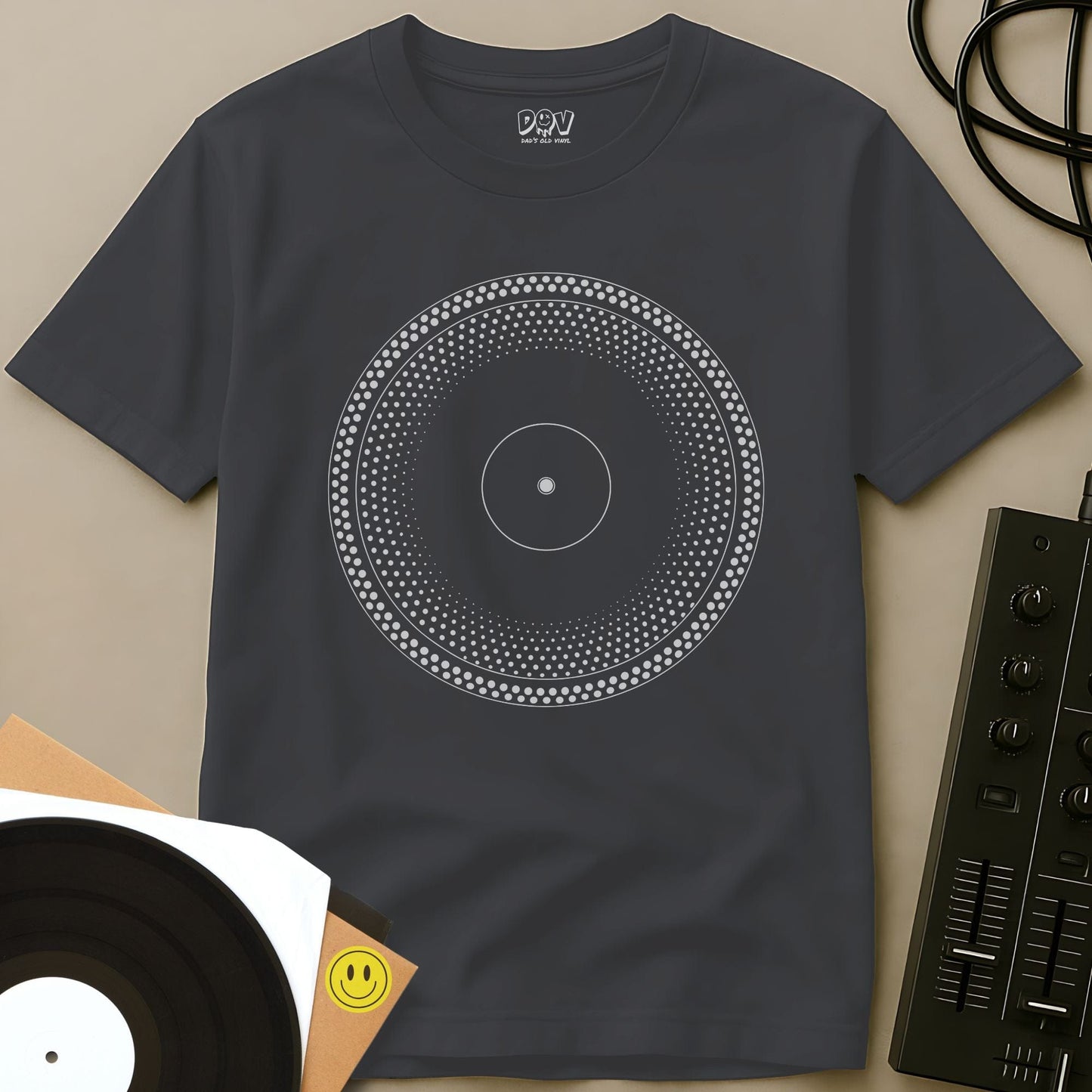 Platter Mandala T-Shirt Charcoal / S Platter Mandala T-Shirt