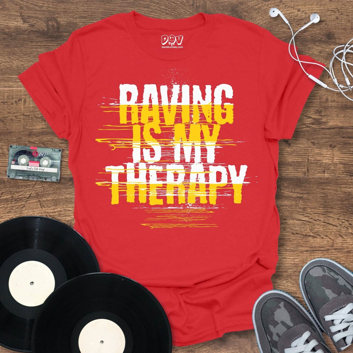 Raving Is My Therapy T-Shirt Red / S Raving Is My Therapy T-Shirt