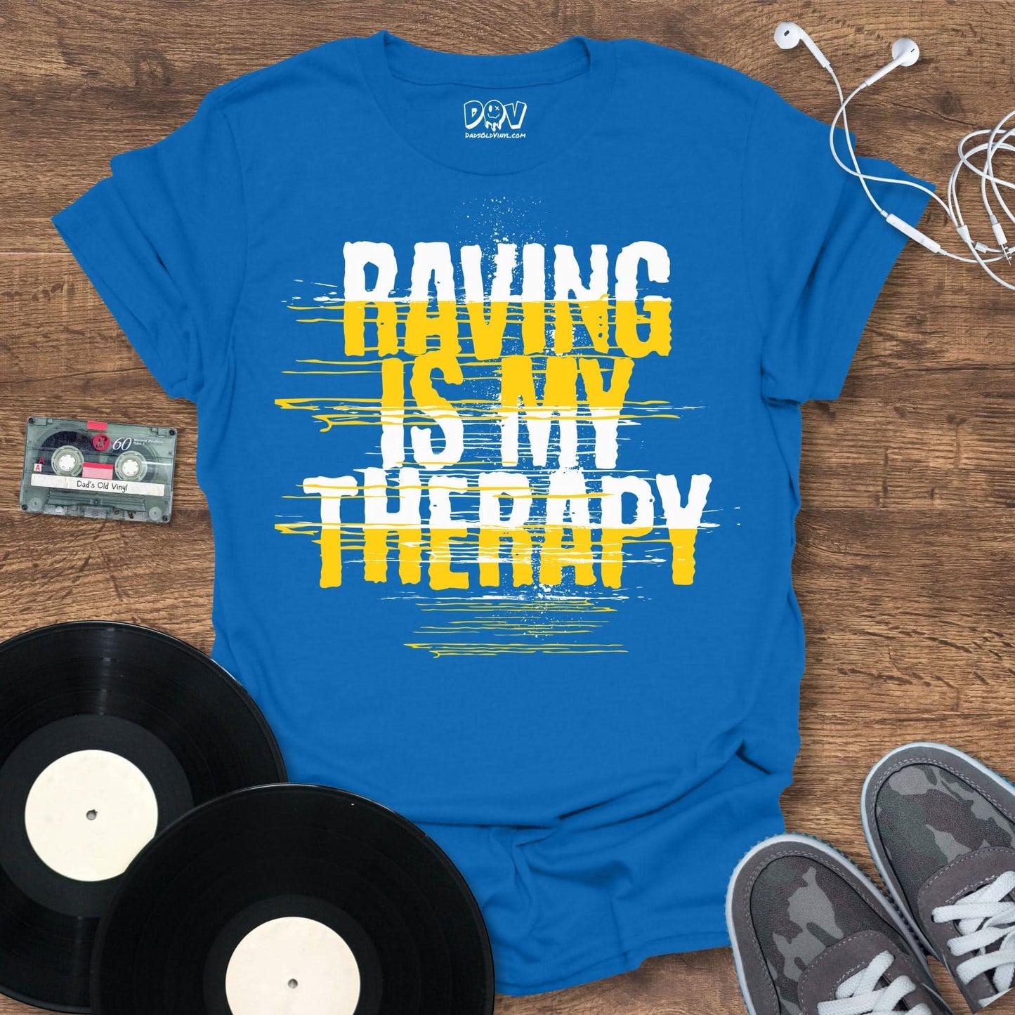 Raving Is My Therapy T-Shirt Royal / S Raving Is My Therapy T-Shirt