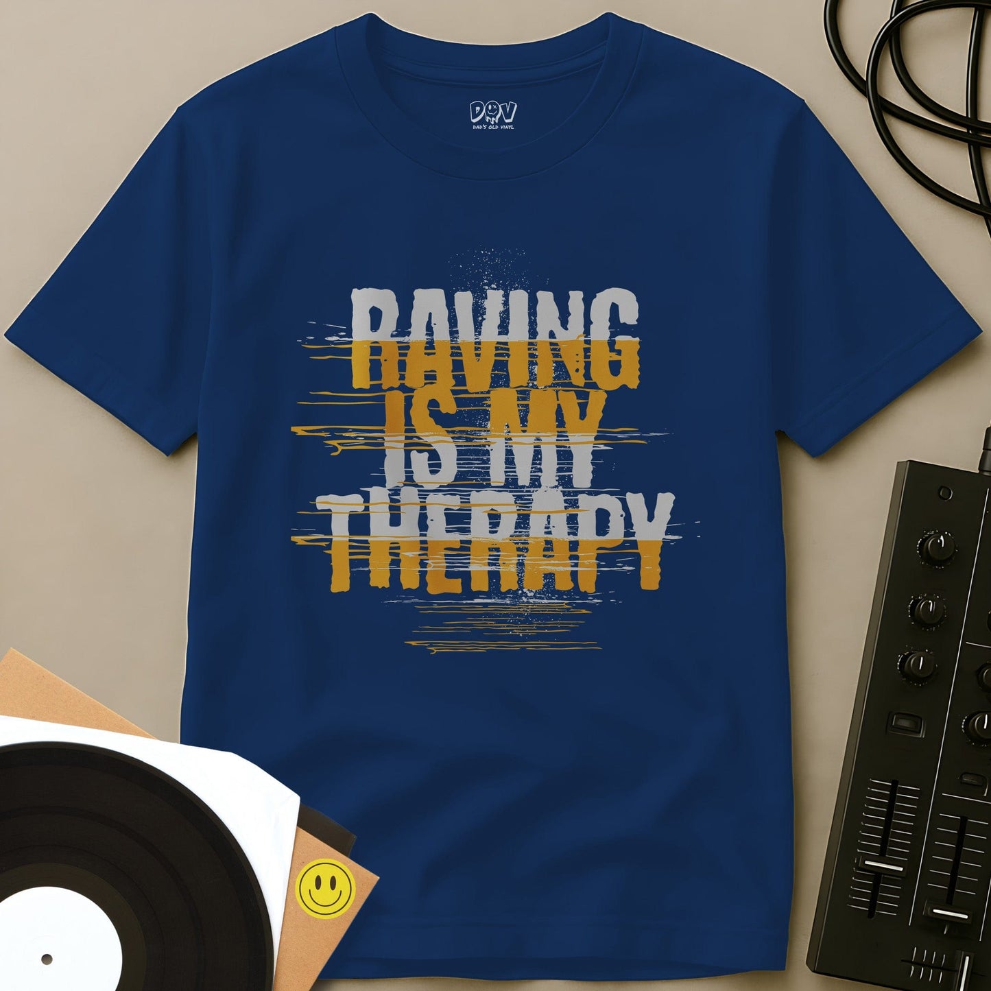 Raving Is My Therapy T-Shirt Royal / S Raving Is My Therapy T-Shirt