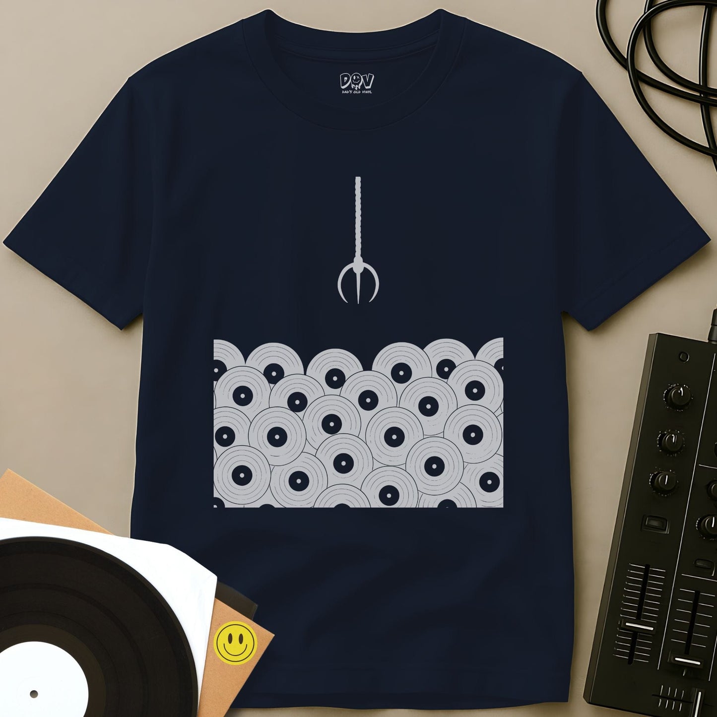 Record Grab T-Shirt Navy / S Record Grab T-Shirt