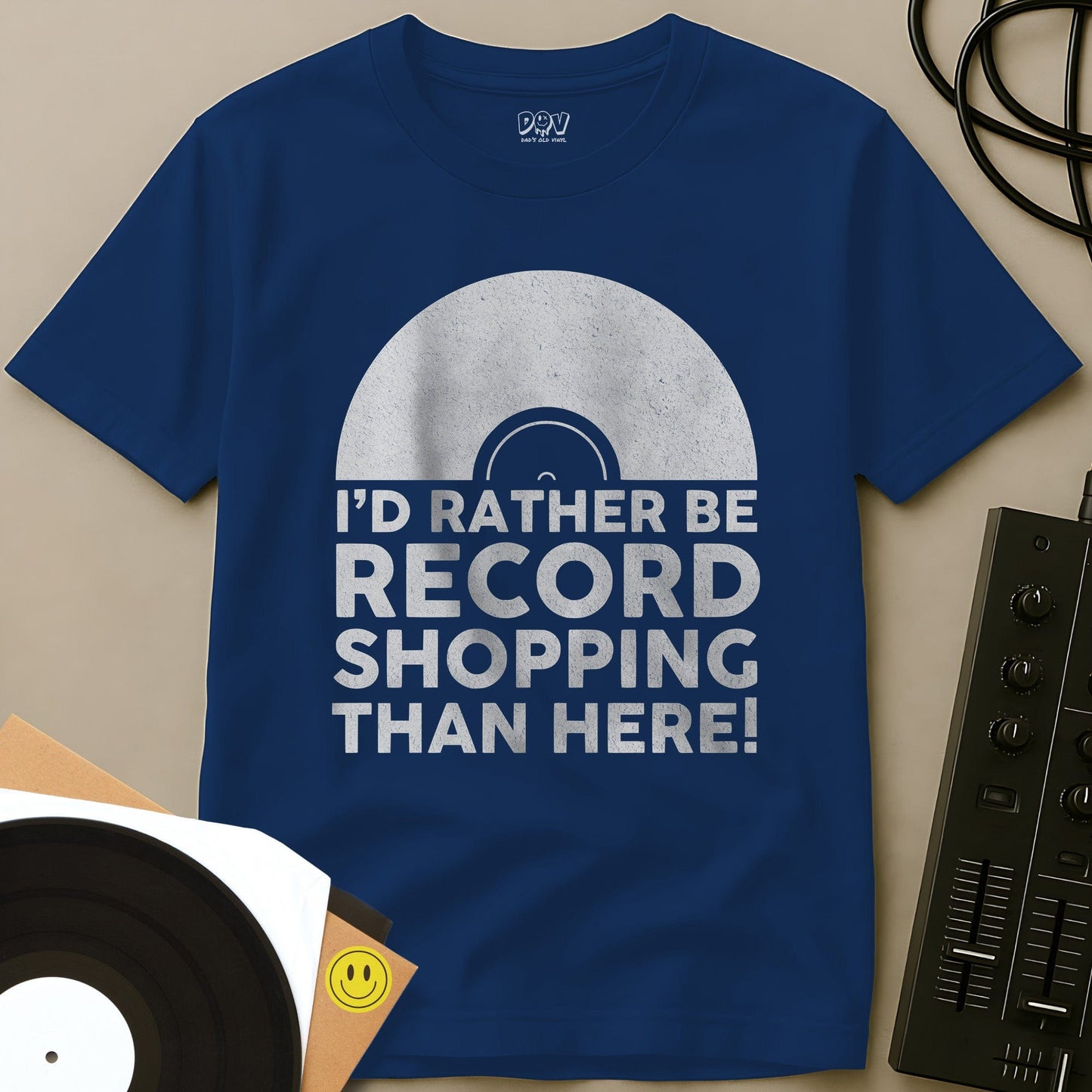 Record Shopping T-Shirt Royal / S Record Shopping T-Shirt