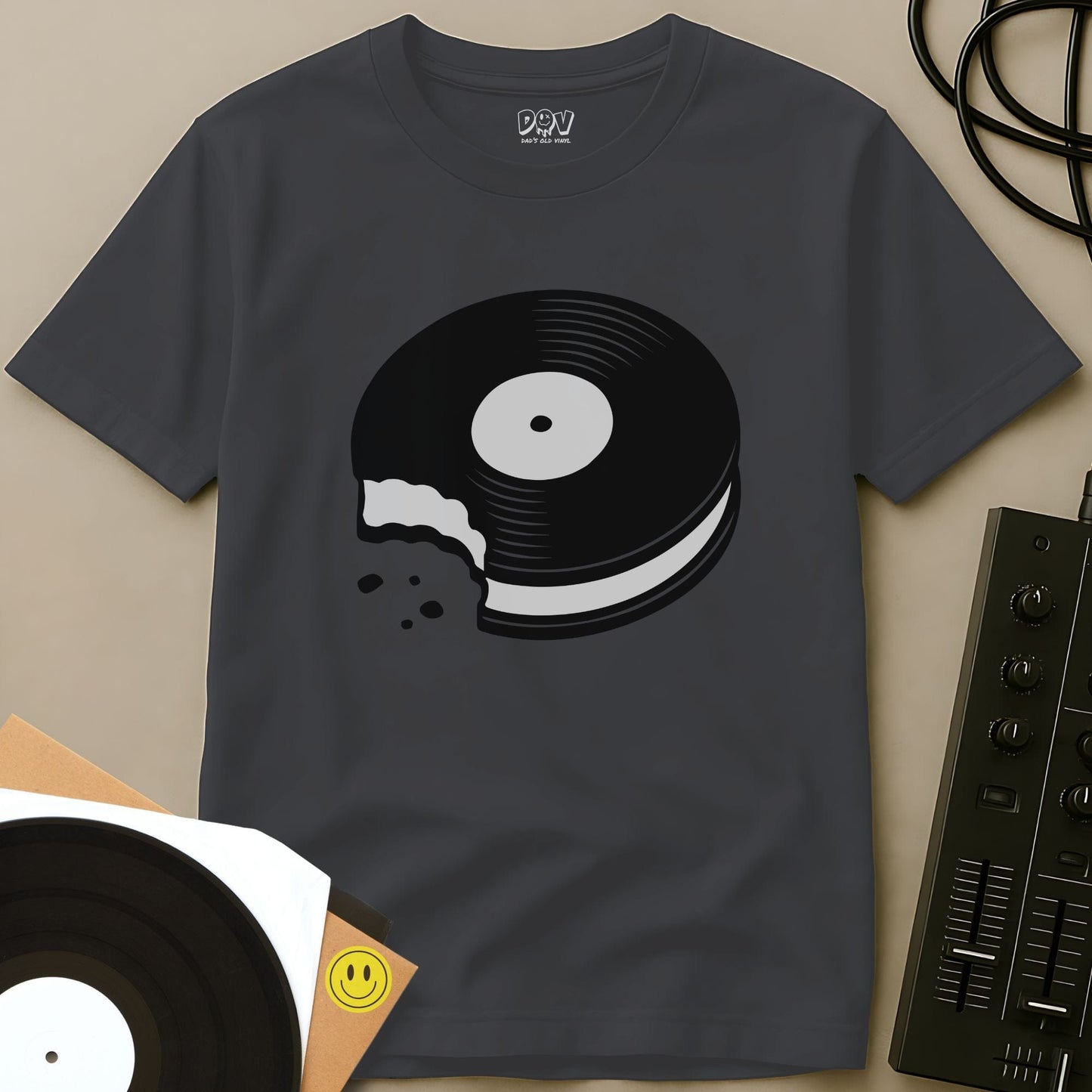 Record Snack T-Shirt Charcoal / S Record Snack T-Shirt