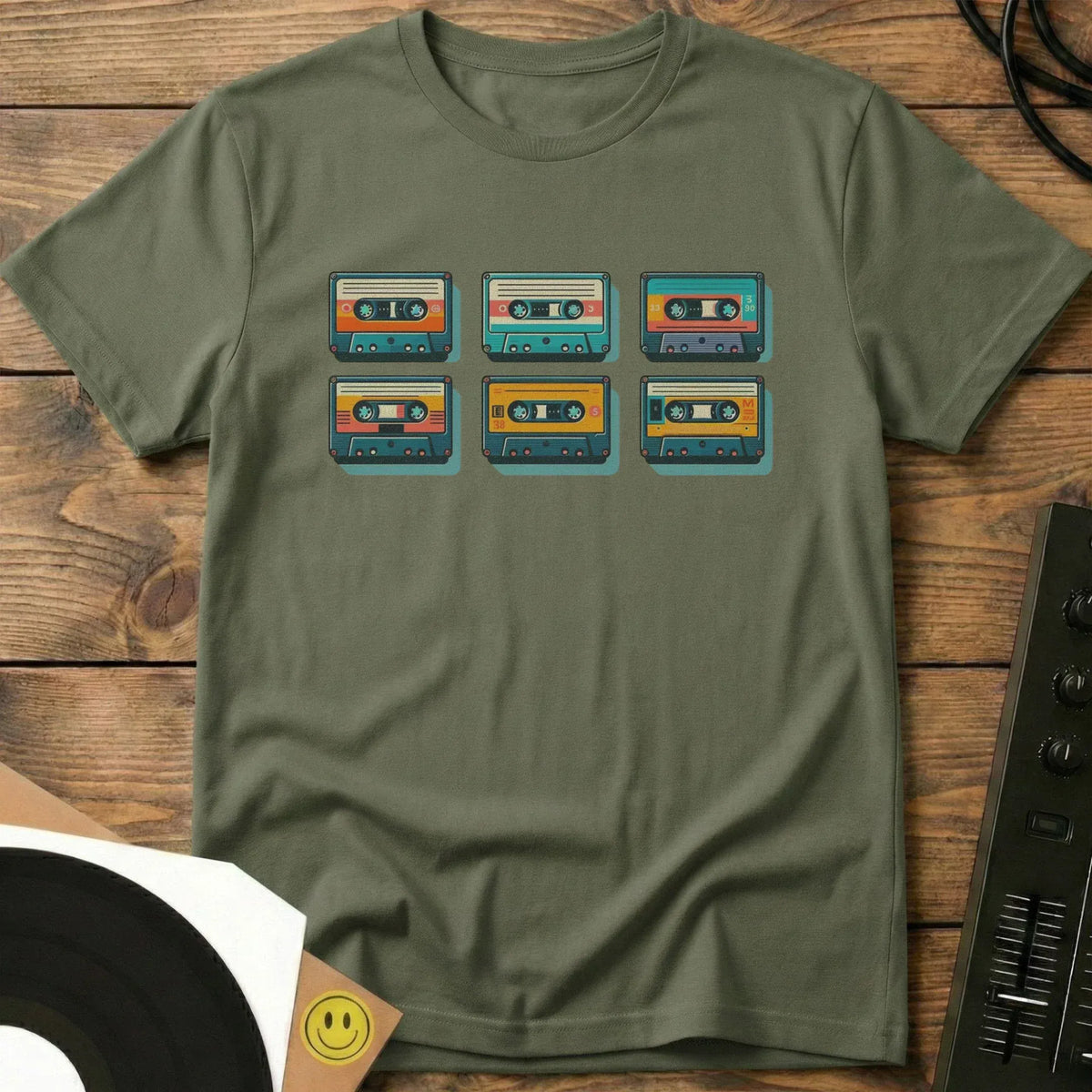 Retro Rewind T-Shirt Military Green / S Retro Rewind T-Shirt