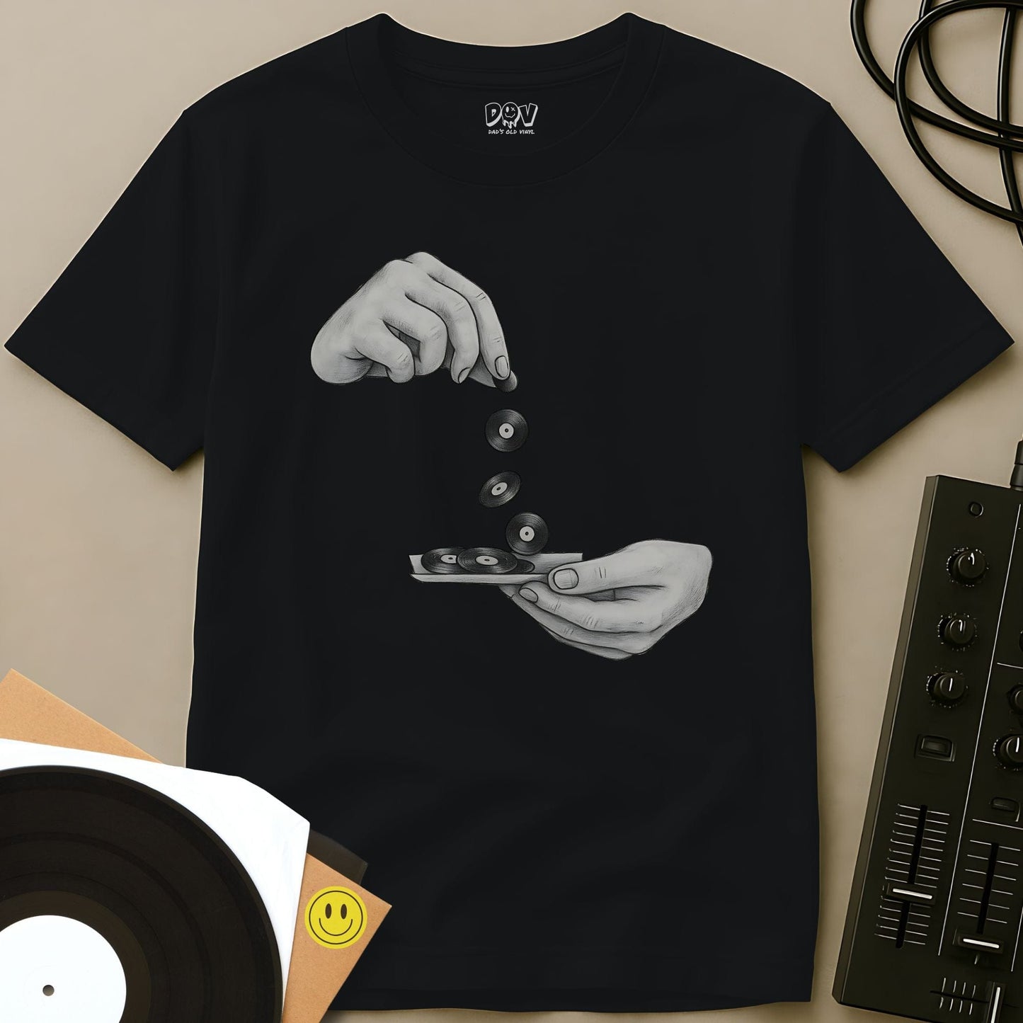 Roll And Spin T-Shirt Black / S Roll And Spin T-Shirt