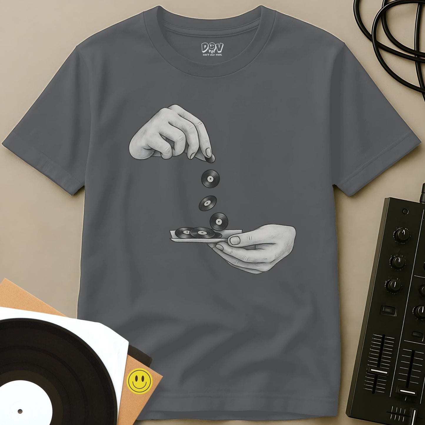Roll And Spin T-Shirt Sport Grey / S Roll And Spin T-Shirt