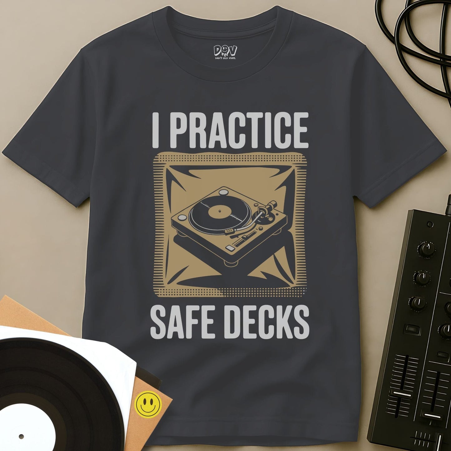 Safe Decks T-Shirt Charcoal / S Safe Decks T-Shirt
