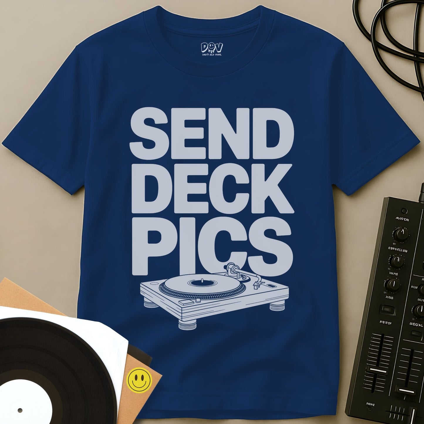 Send Deck Pics T-Shirt Royal / S Send Deck Pics T-Shirt