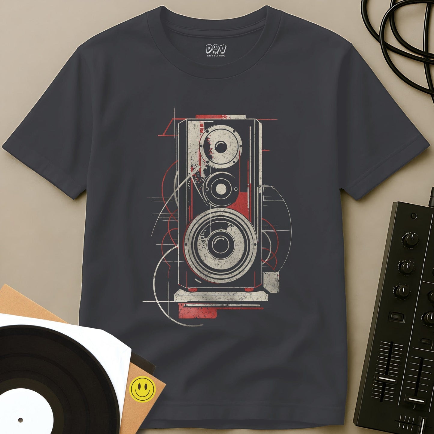 Sound In Motion T-Shirt Charcoal / S Sound In Motion T-Shirt