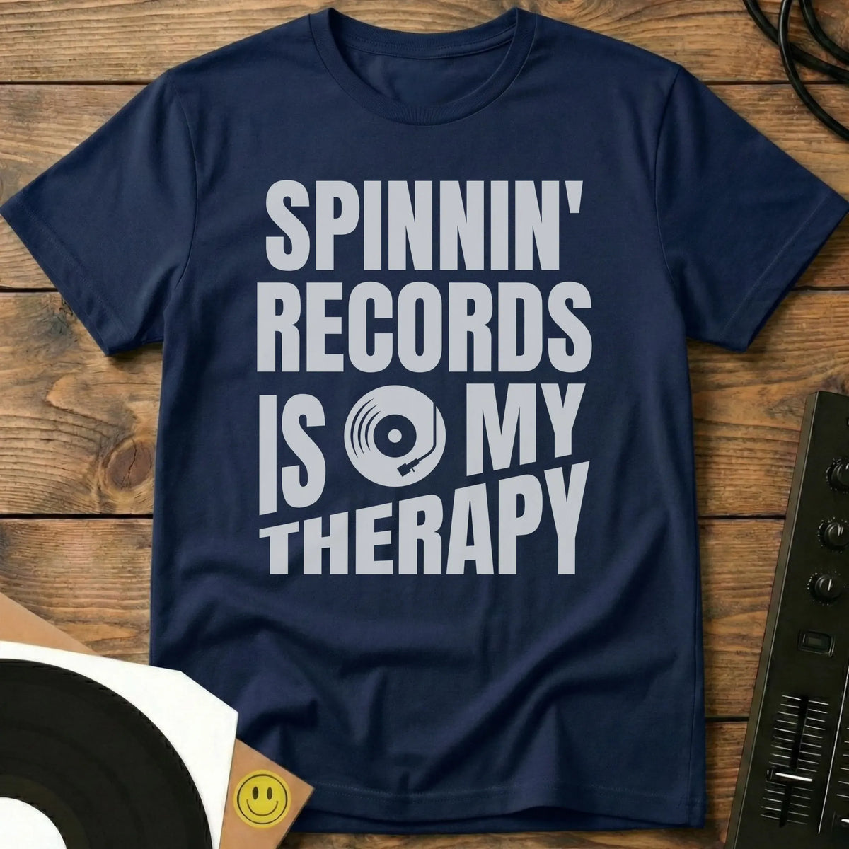 Spinnin' Records Is My Therapy T-Shirt Navy / S Spinnin' Records Is My Therapy T-Shirt