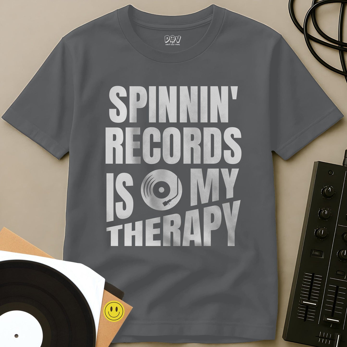 Spinnin' Records Is My Therapy T-Shirt Sport Grey / S Spinnin' Records Is My Therapy T-Shirt