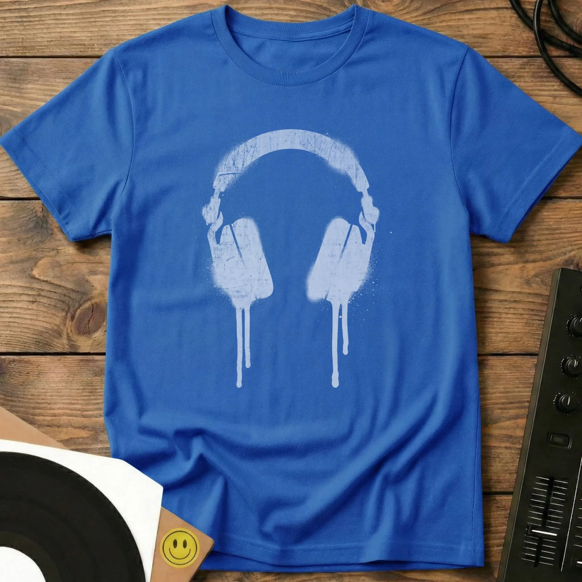 Stencil Cans T-Shirt Royal / S Stencil Cans T-Shirt