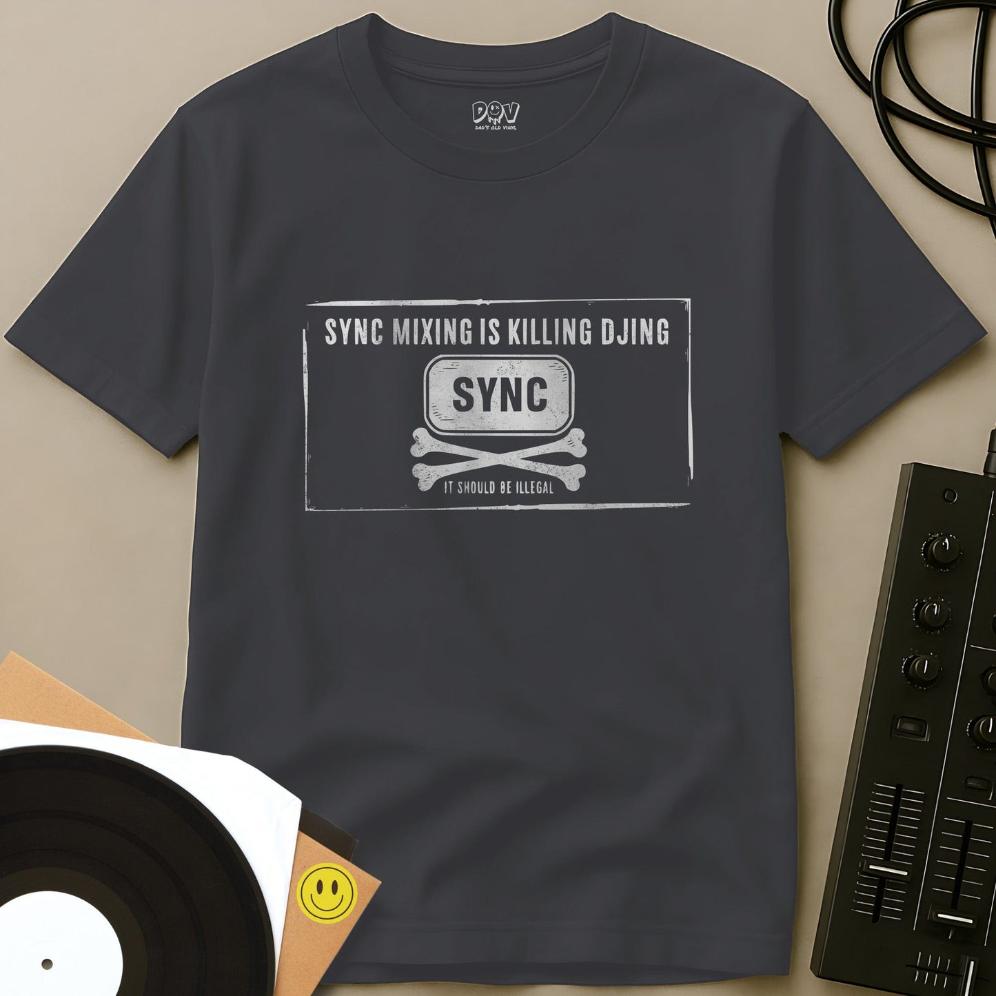 Sync Mixing T-Shirt Charcoal / S Sync Mixing T-Shirt