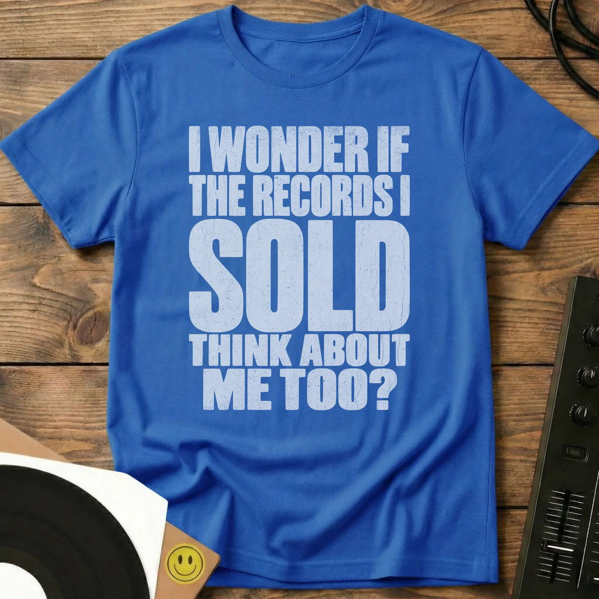 Think About Me Too t-shirt in Royal