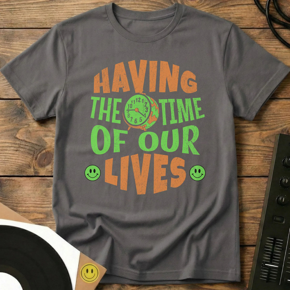 Time Of Our Lives T-Shirt Charcoal / S Time Of Our Lives T-Shirt