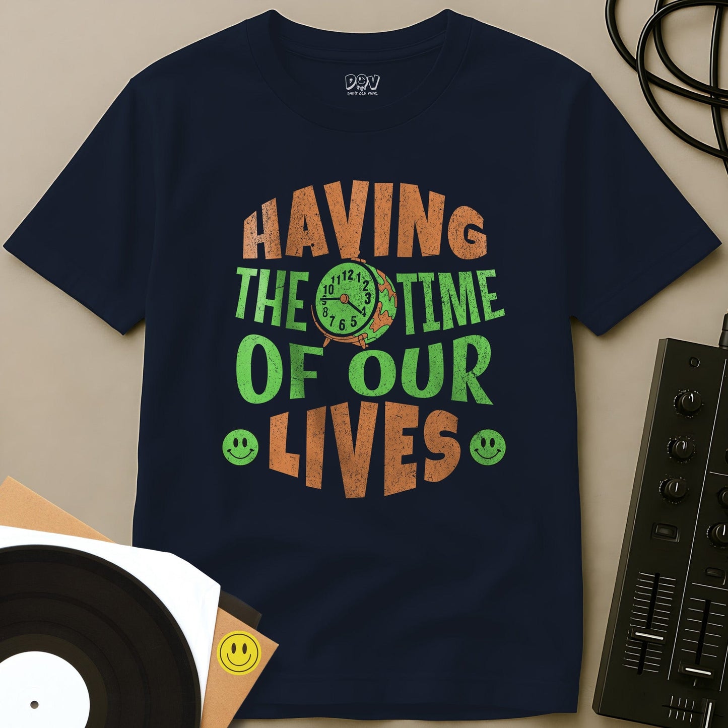 Time Of Our Lives T-Shirt Navy / S Time Of Our Lives T-Shirt