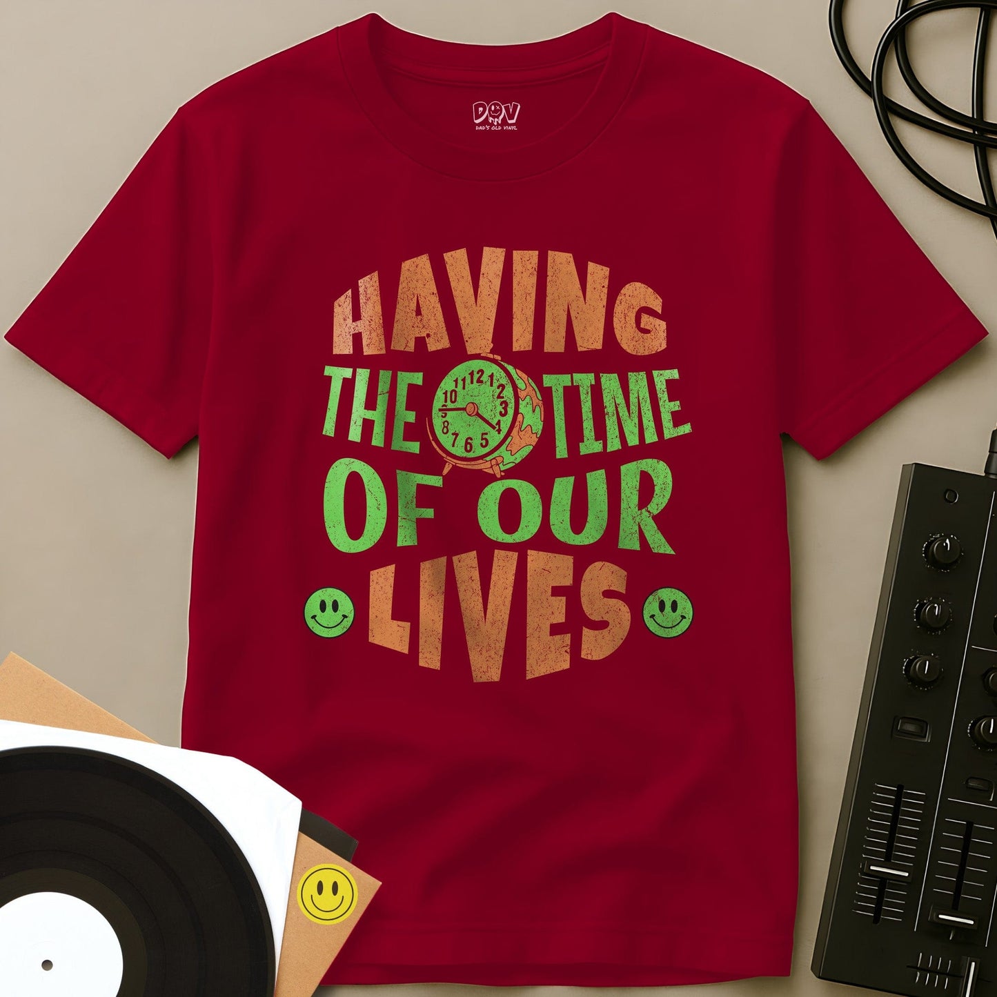 Time Of Our Lives T-Shirt Red / S Time Of Our Lives T-Shirt