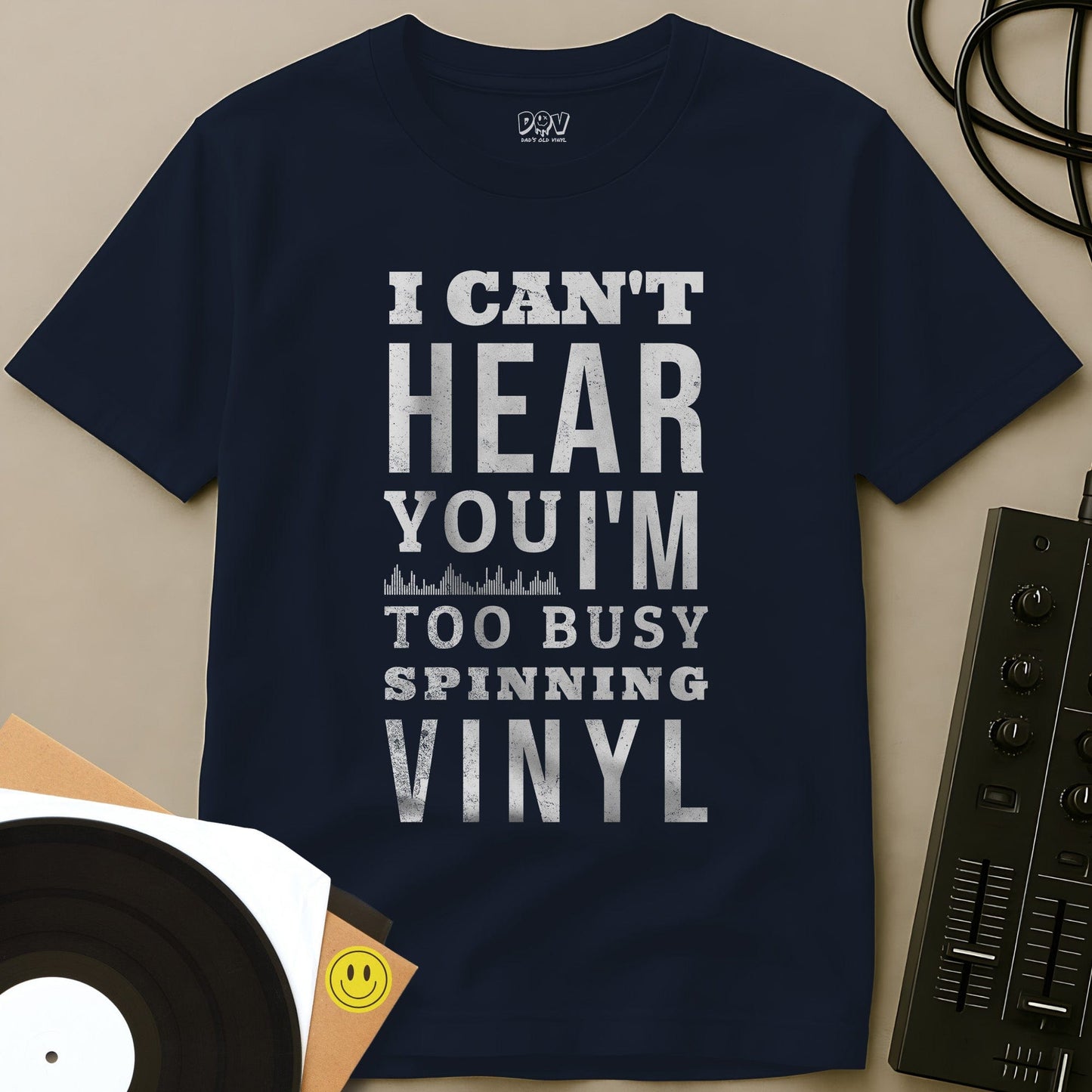 Too Busy Spinning T-Shirt Navy / S Too Busy Spinning T-Shirt