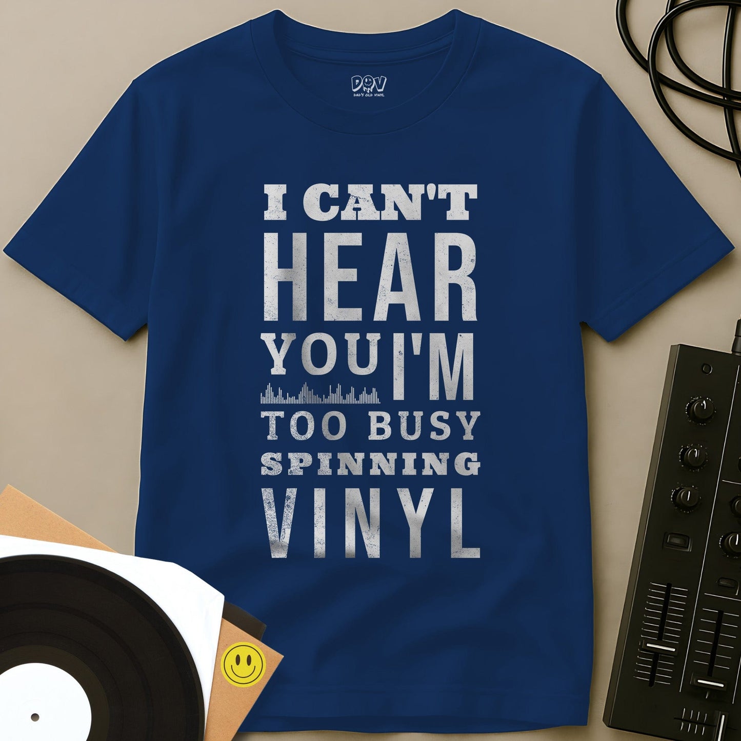 Too Busy Spinning T-Shirt Royal / S Too Busy Spinning T-Shirt