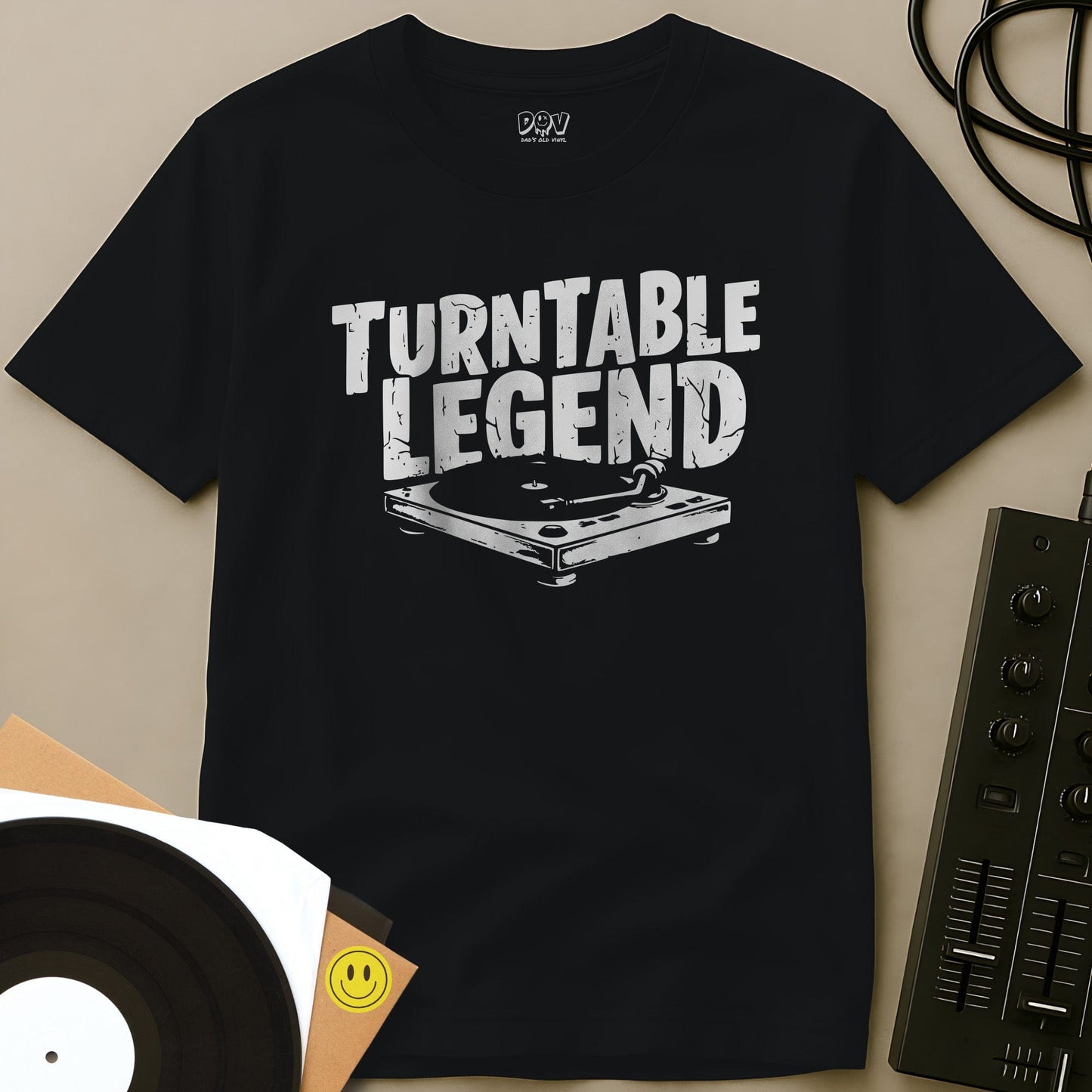 Turntable Legend T-Shirt Black / S Turntable Legend T-Shirt