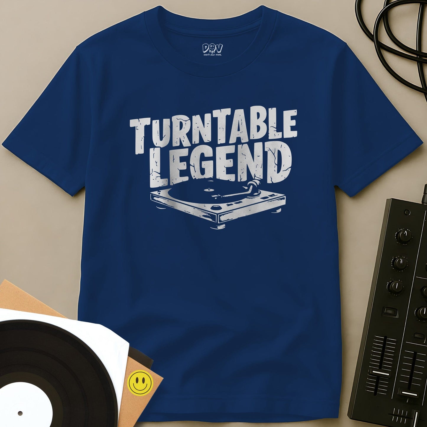 Turntable Legend T-Shirt Royal / S Turntable Legend T-Shirt