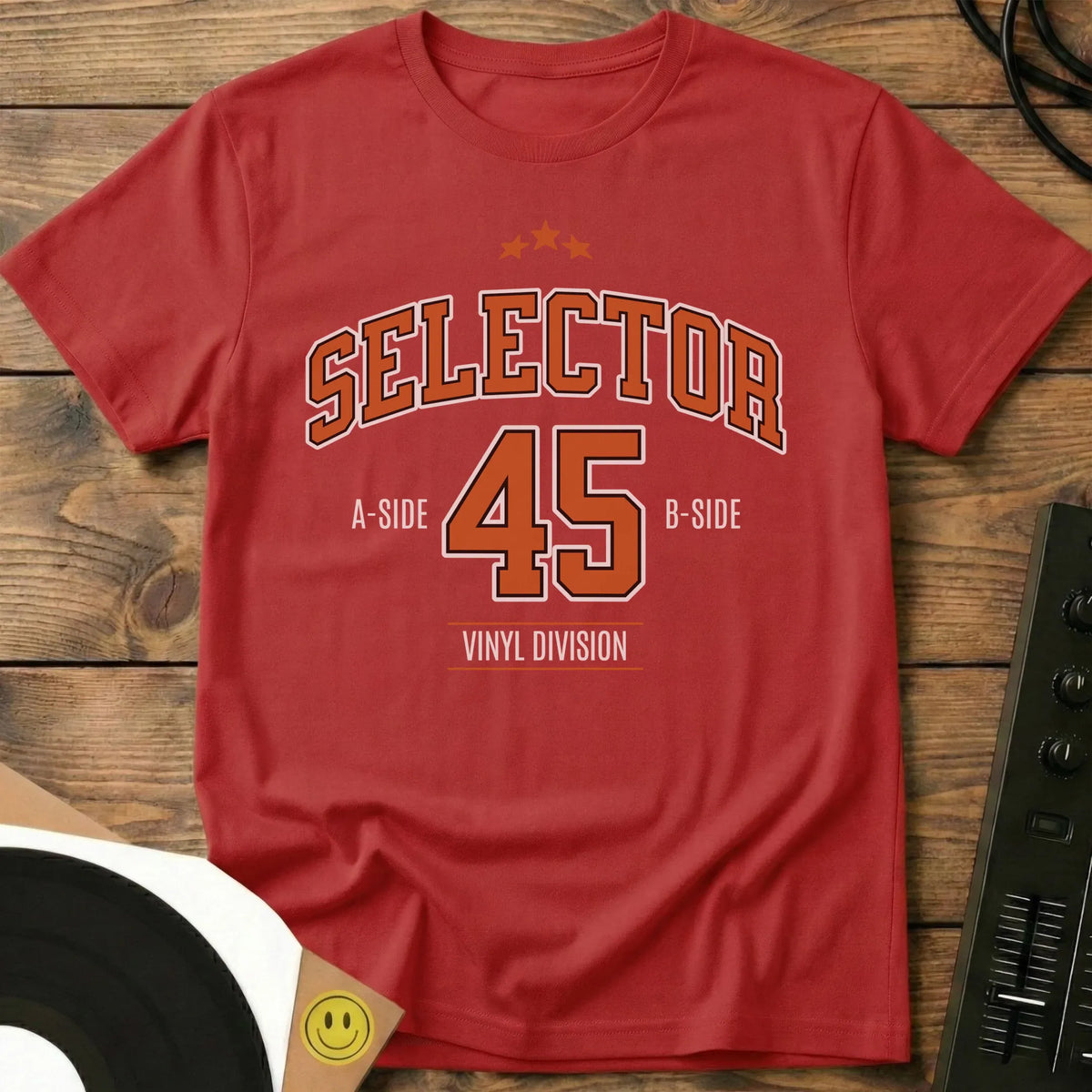 Vinyl Division T-Shirt Red / S Vinyl Division T-Shirt
