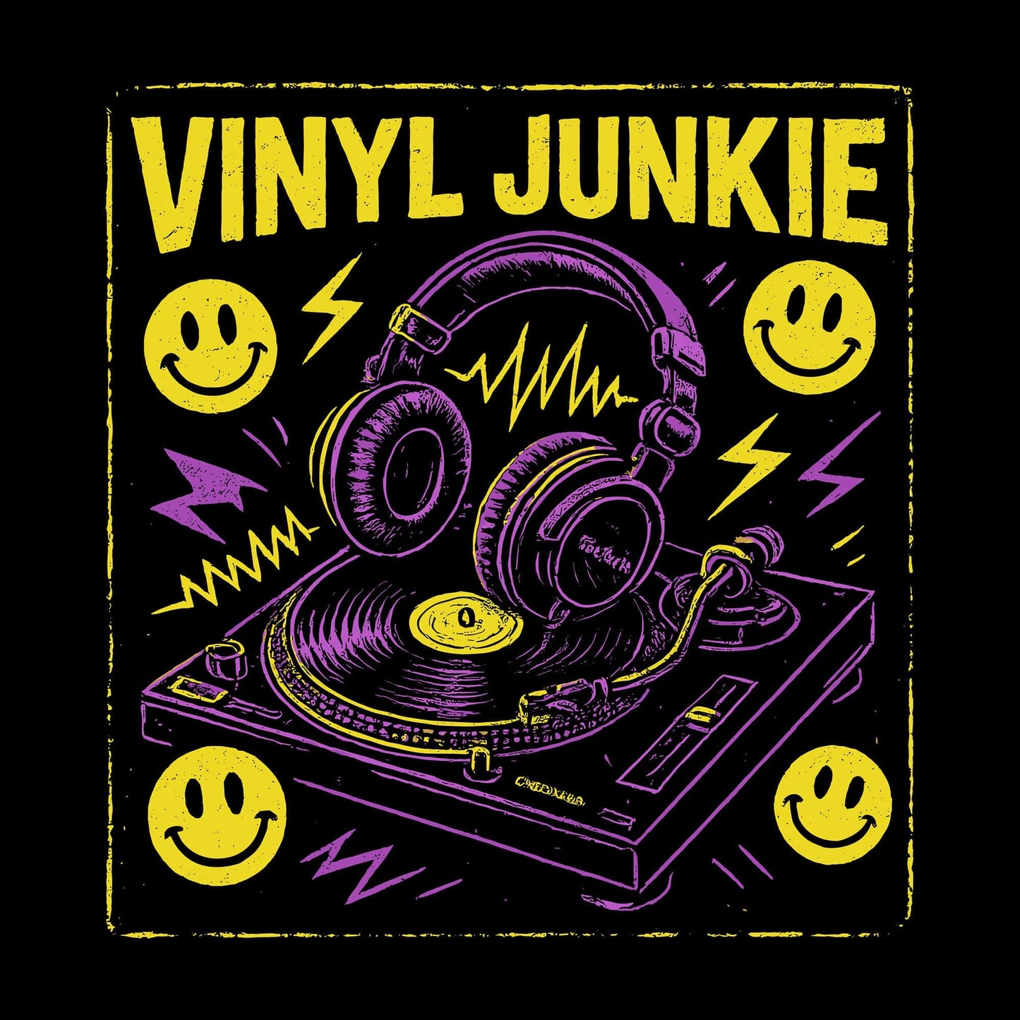 Vinyl Junkie Chalk T-Shirt Vinyl Junkie Chalk T-Shirt