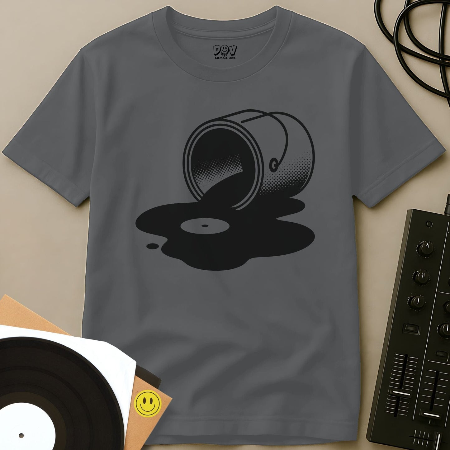 Vinyl Spill T-Shirt Sport Grey / S Vinyl Spill T-Shirt