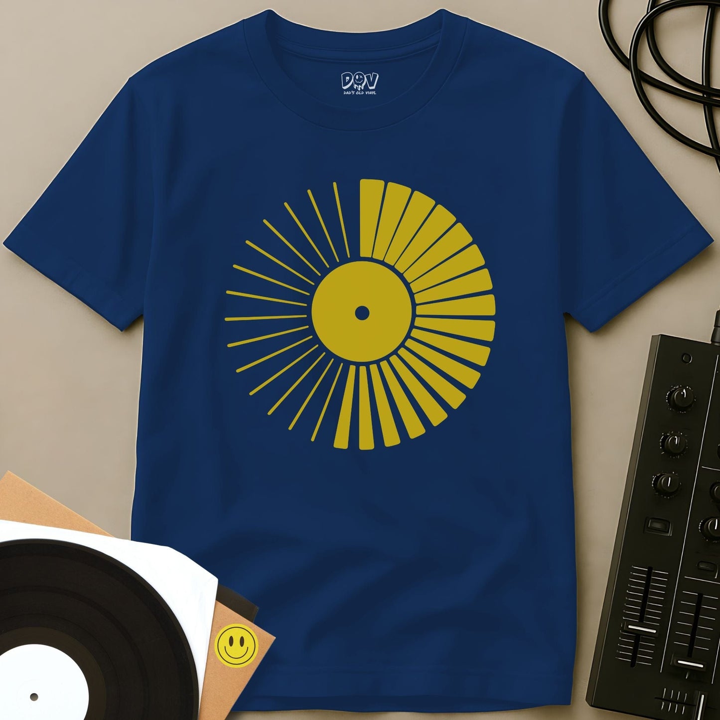 Vinyl Sunshine T-Shirt Royal / S Vinyl Sunshine T-Shirt