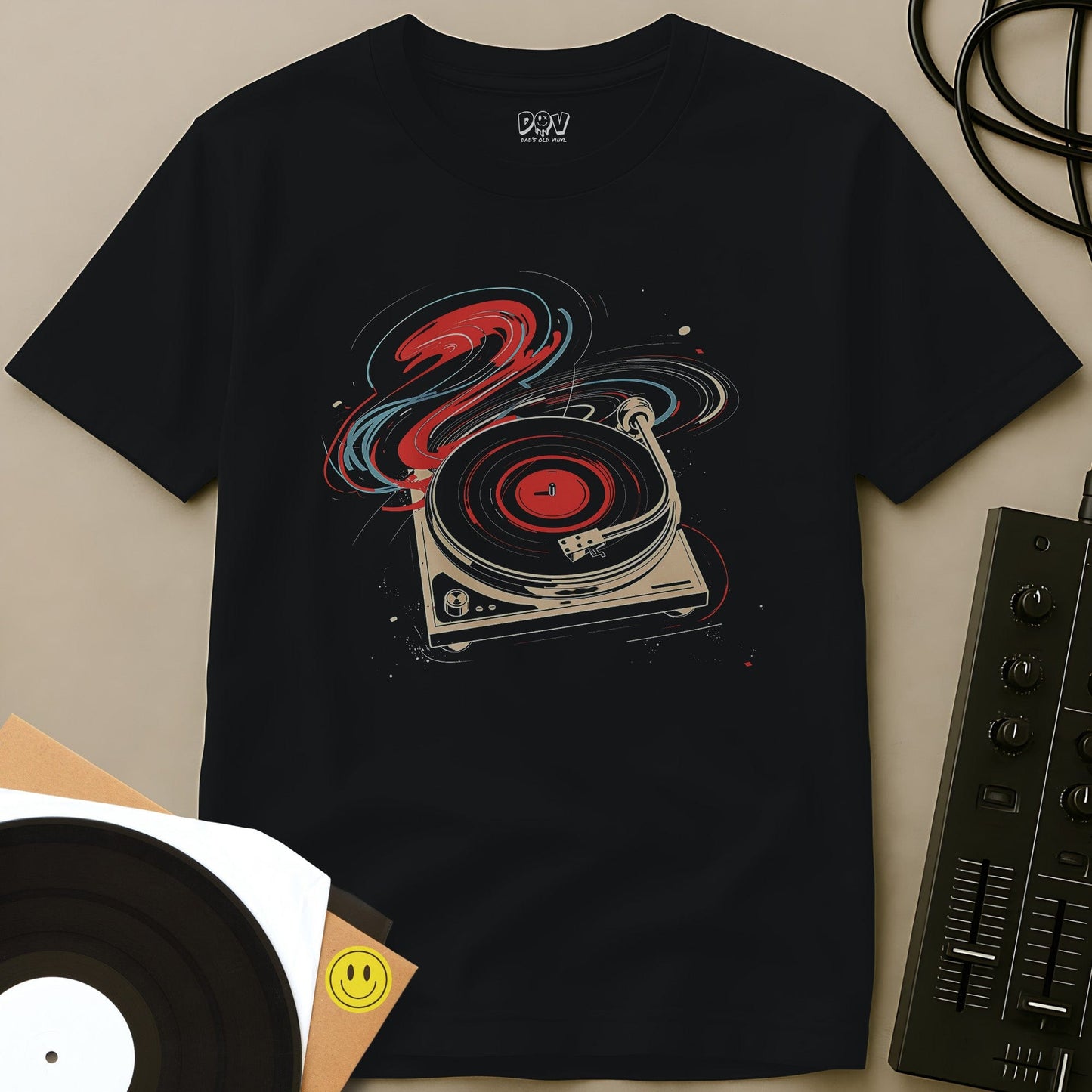 Vinyl Vortex T-Shirt Black / S Vinyl Vortex T-Shirt
