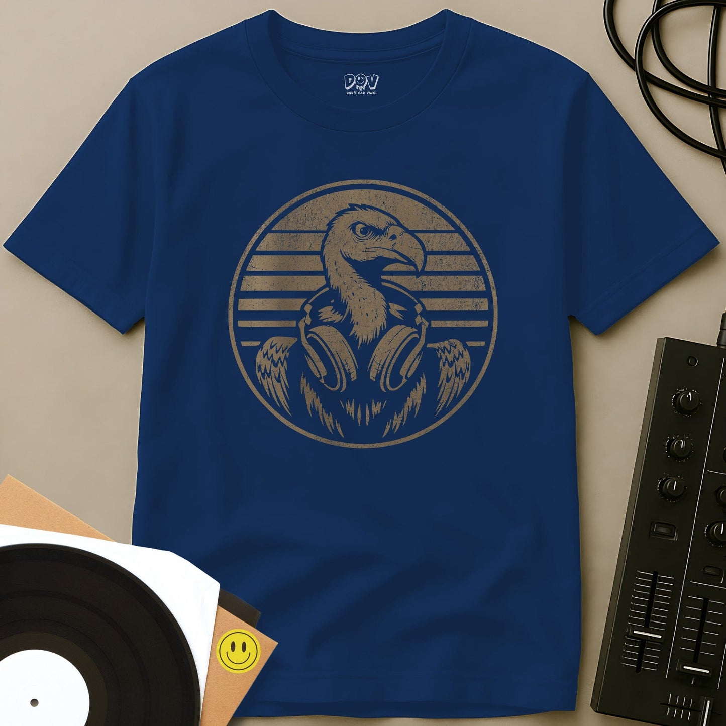 Vinyl Vulture T-Shirt Royal / S Vinyl Vulture T-Shirt