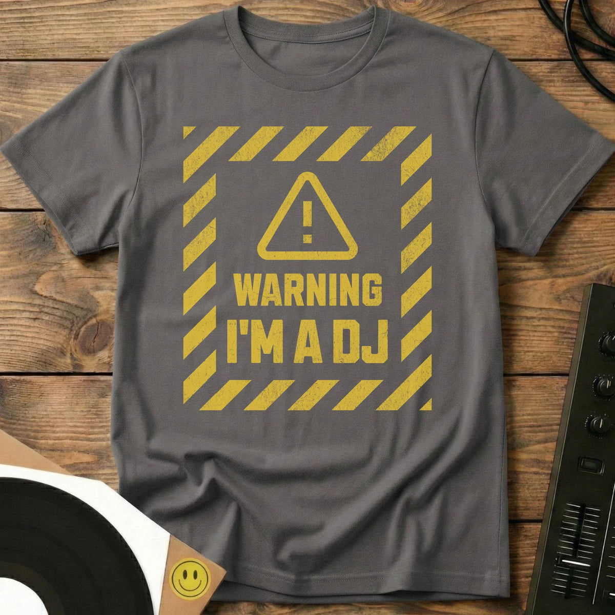 Warning I'm A DJ T-Shirt Charcoal / S Warning I'm A DJ T-Shirt